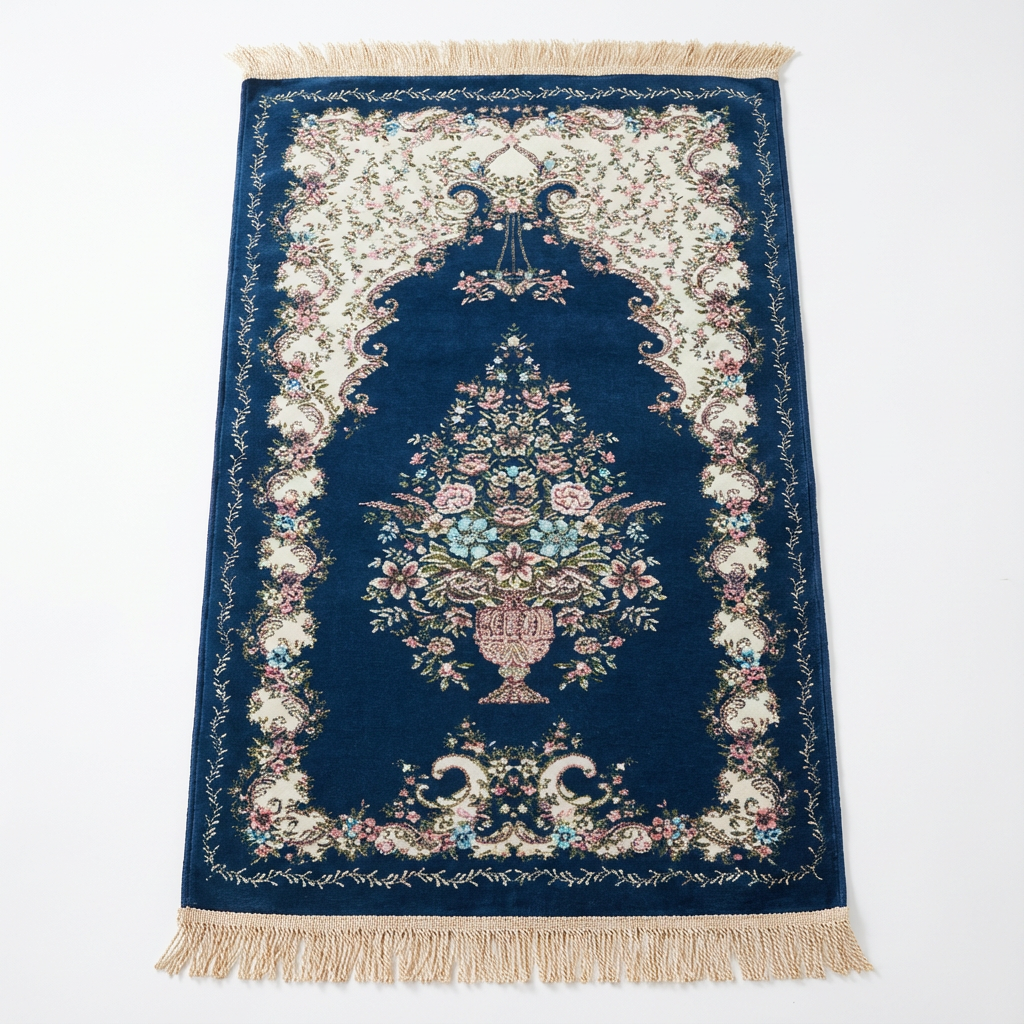 Navy Medical foam Vase of Serenity Prayer Mat carpet