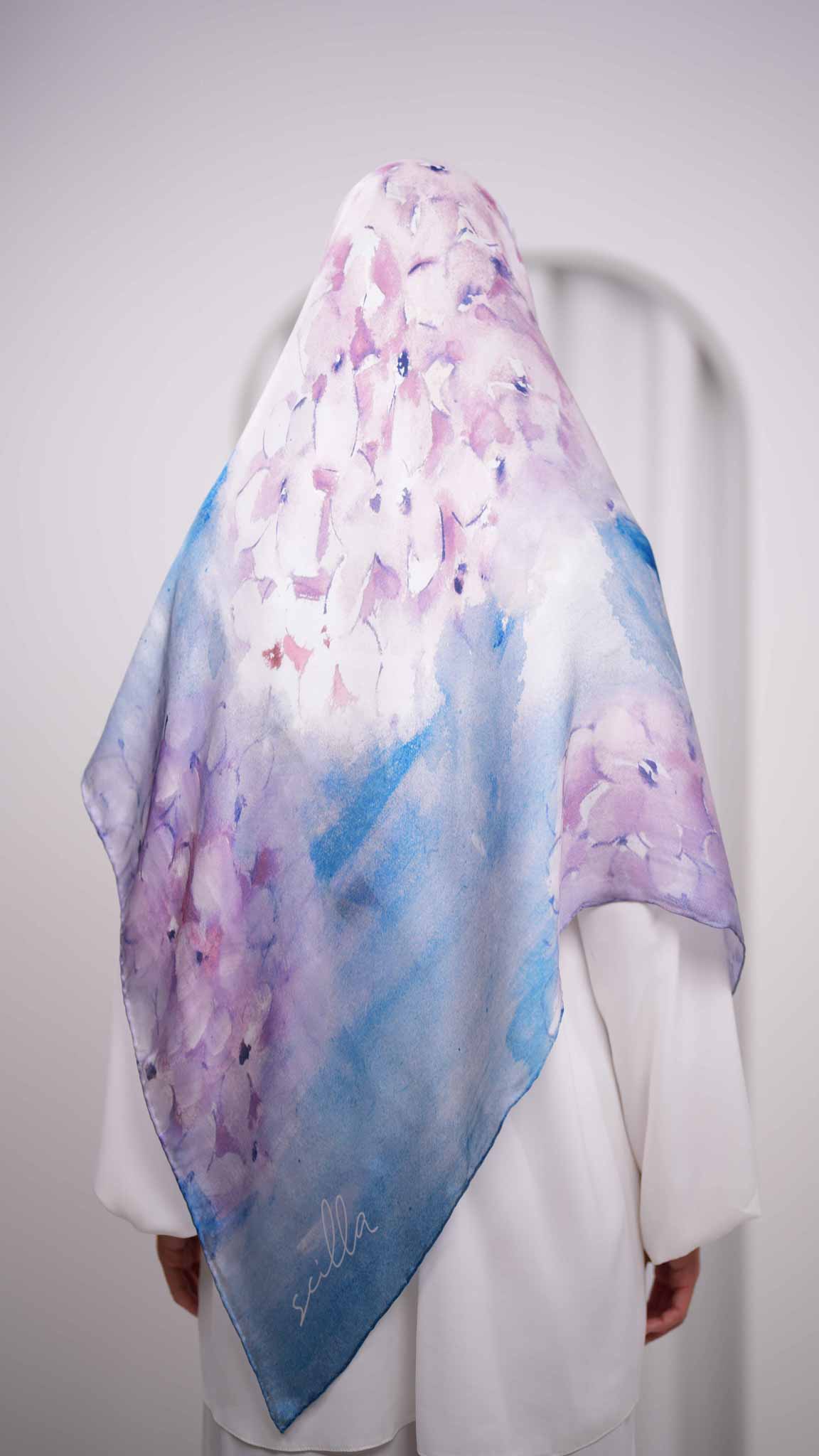 scilla silk scarf dd1
