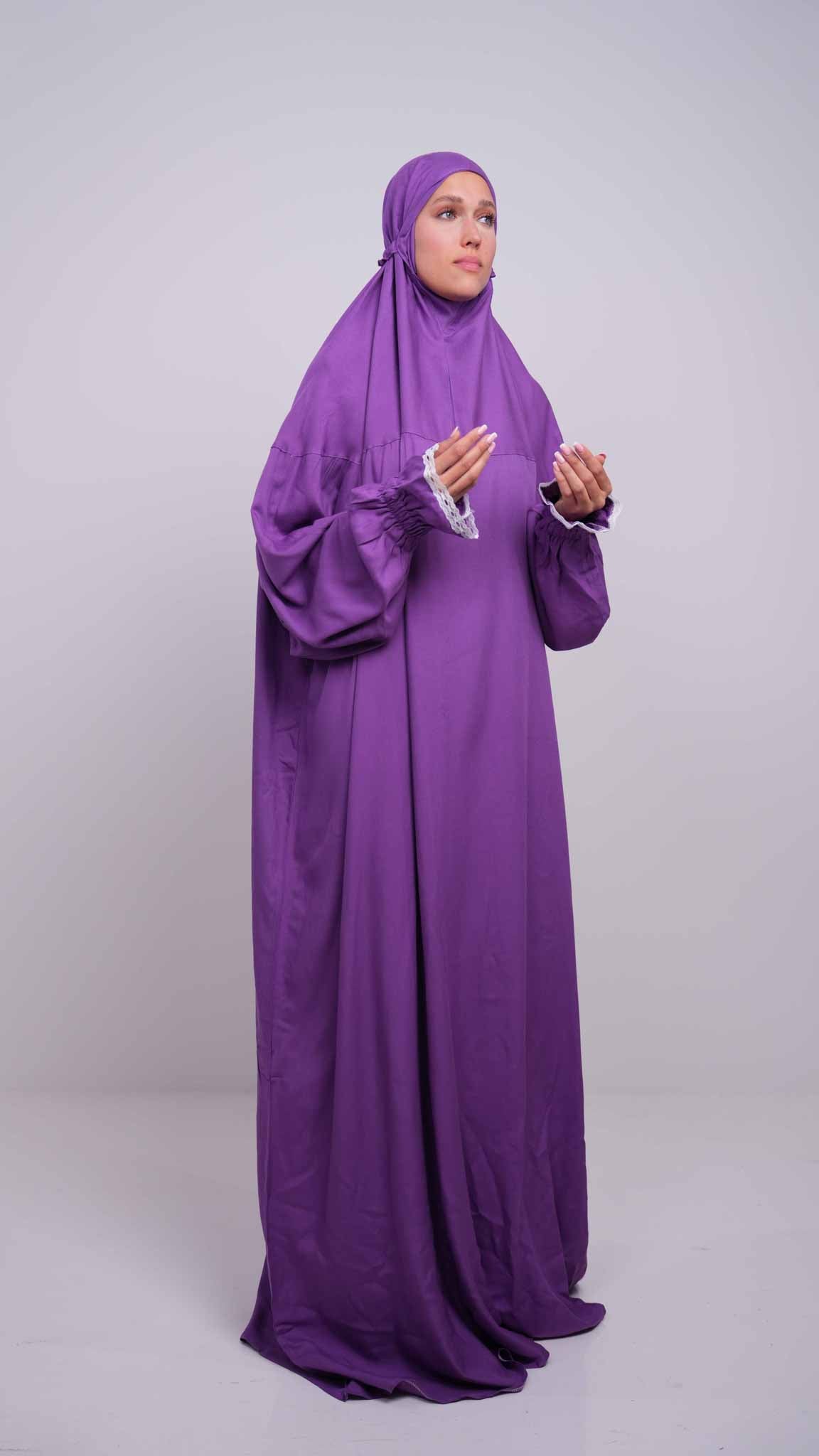 Purple Prayer Gown One piece