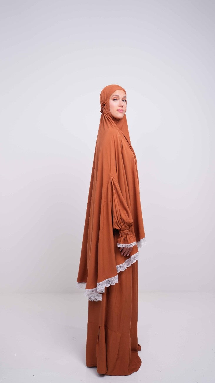 Terracotta Two Piece Prayer Gown