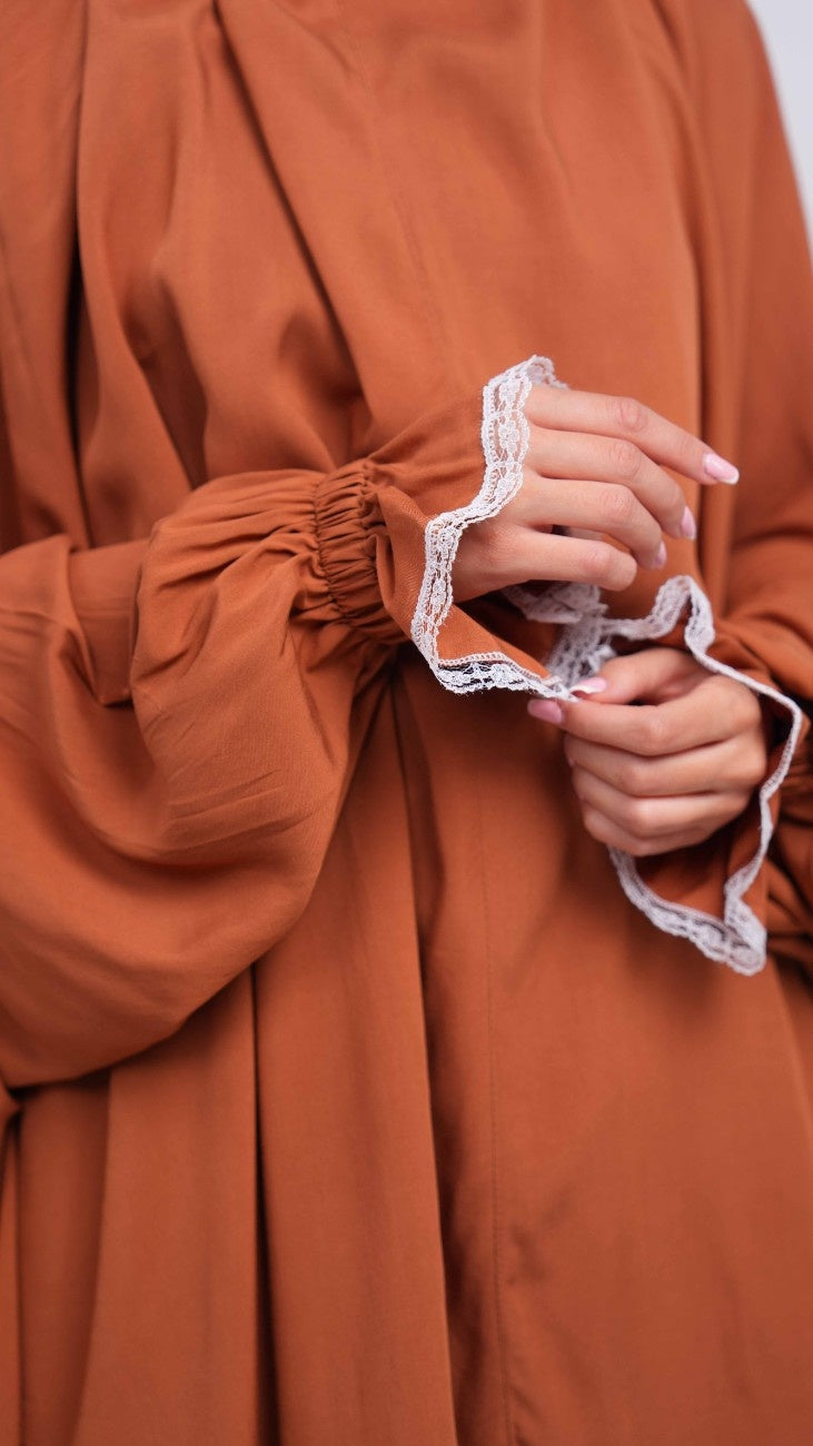 Terracotta Two Piece Prayer Gown