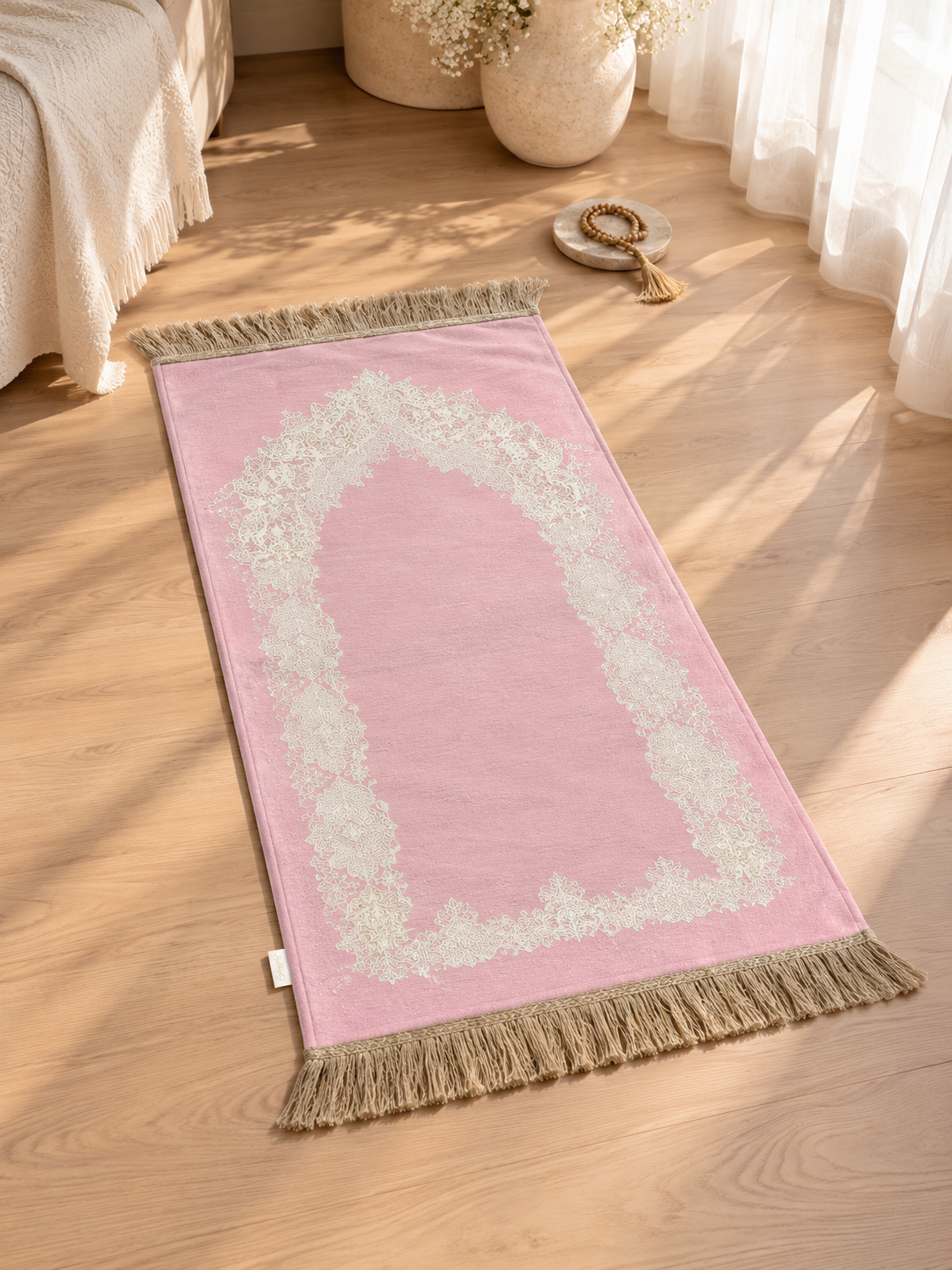 Velvet Padded Prayer Carpet for Kids