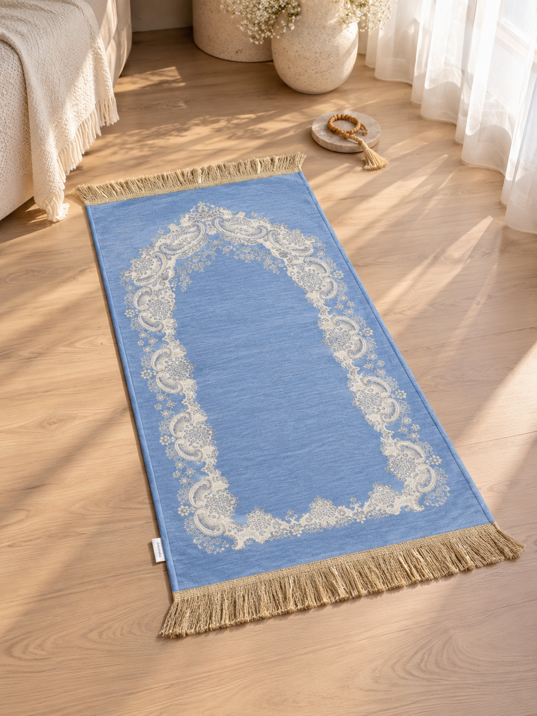 Velvet Padded Prayer Carpet for Kids