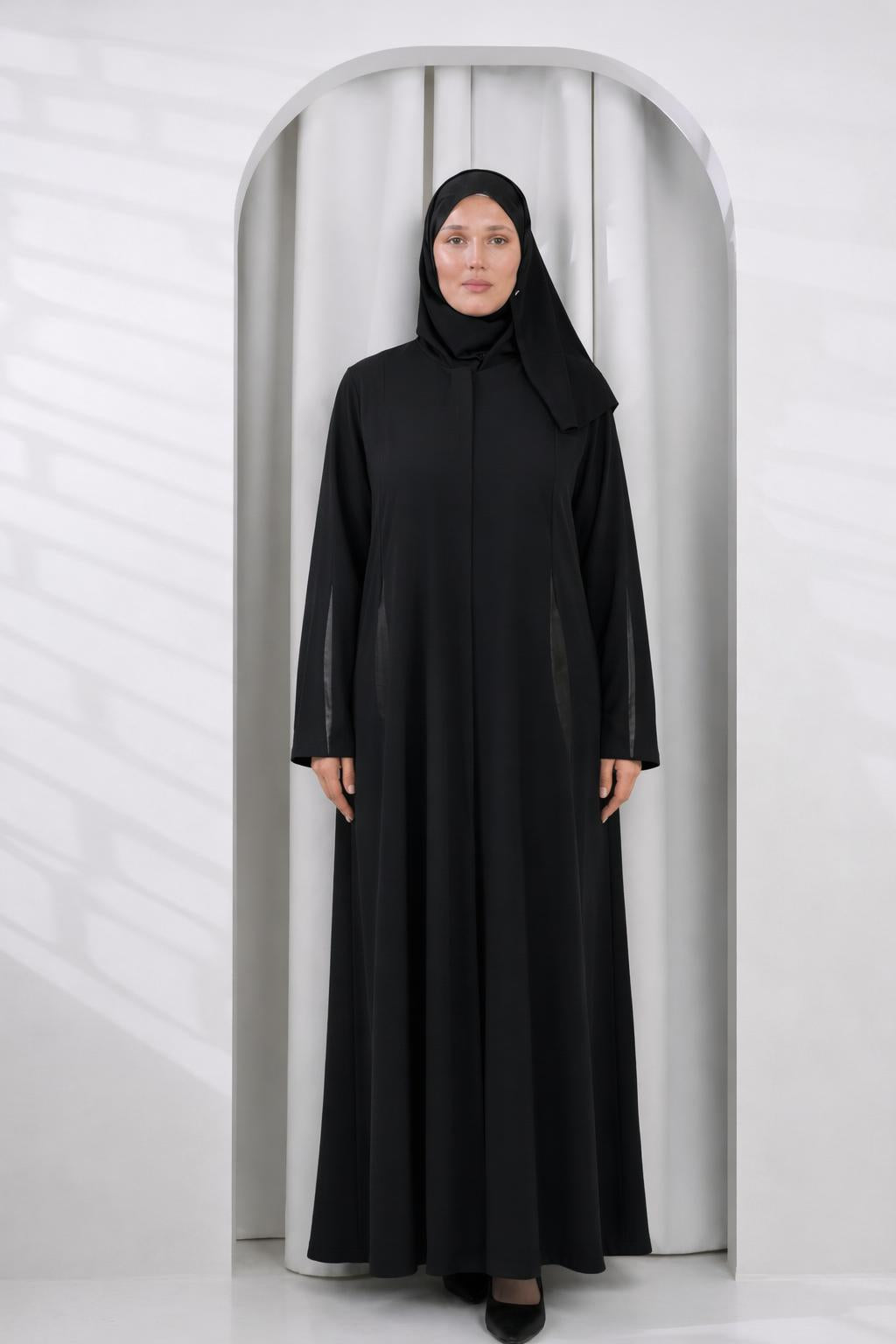 QEFFA Black Abaya