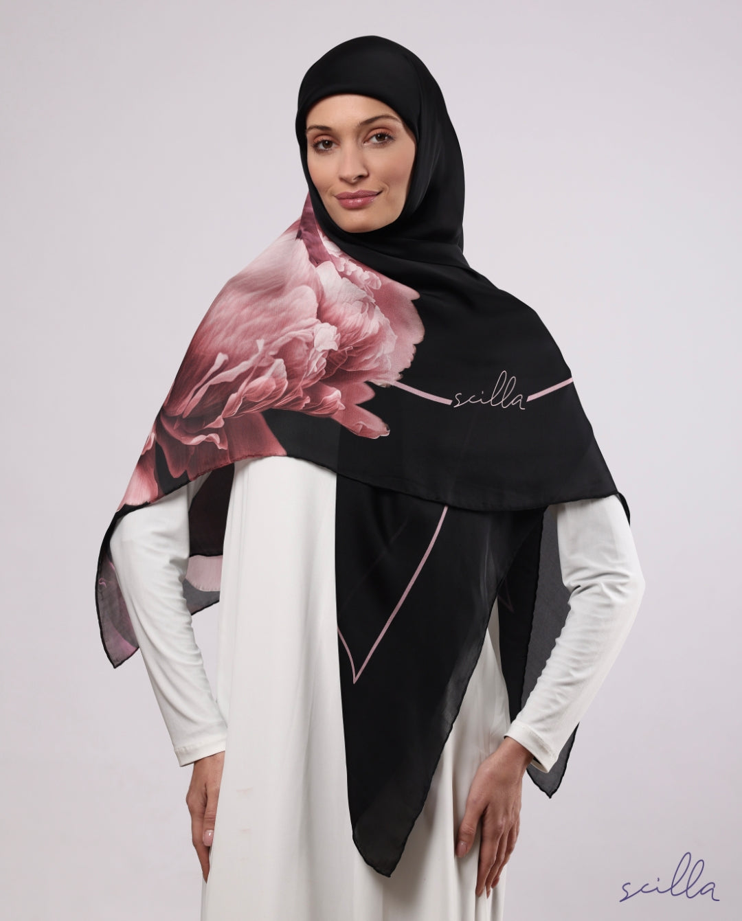 Scilla silk scarf u2
