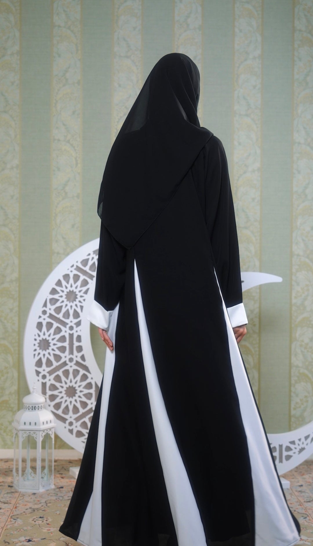 Premium Modest Dress Abaya – Gulf Qatari Style 1