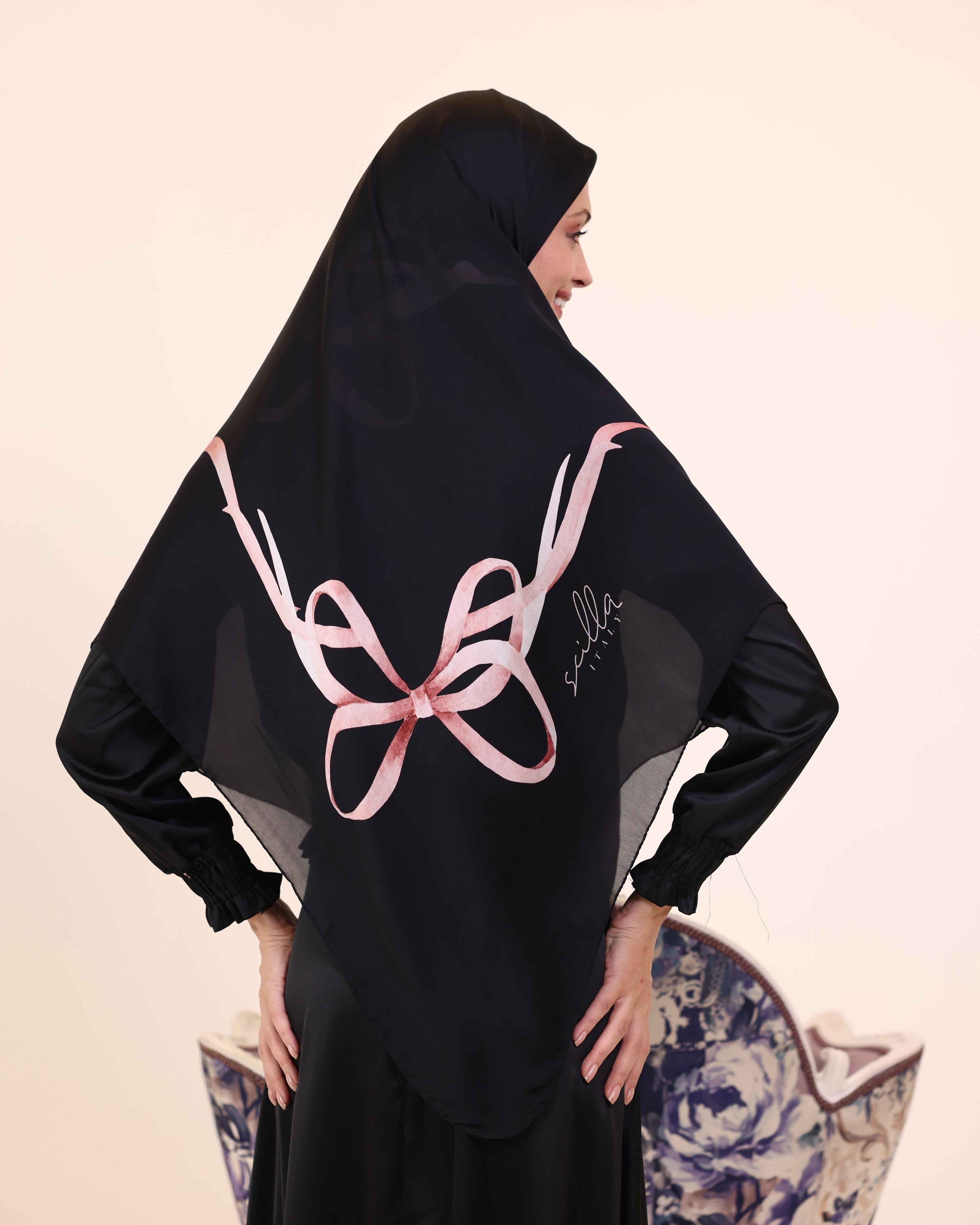 Scilla italy silk scarf oi1