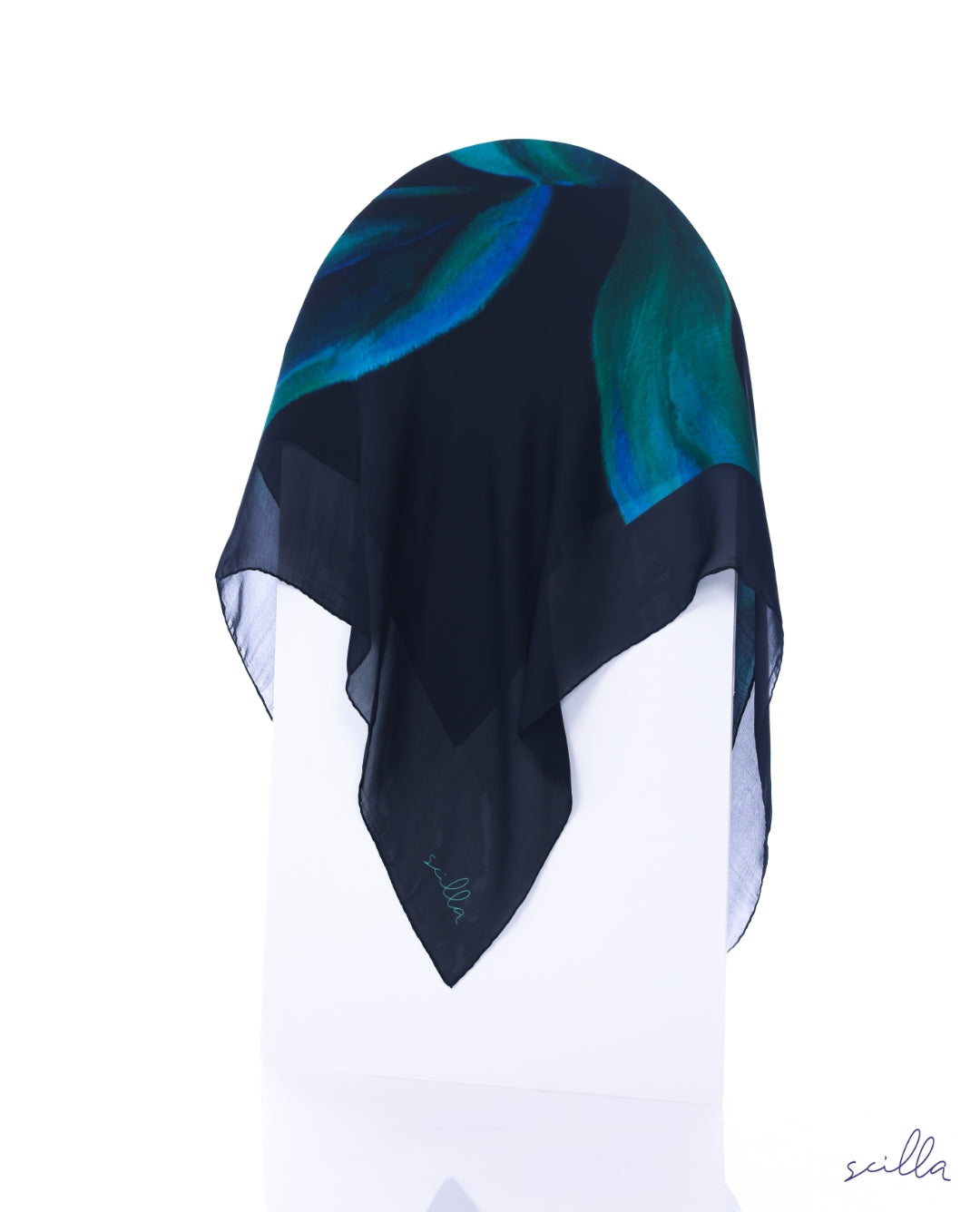 scilla silk scarf Y1