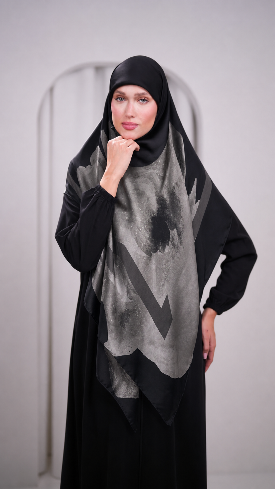 scilla silk scarf A9