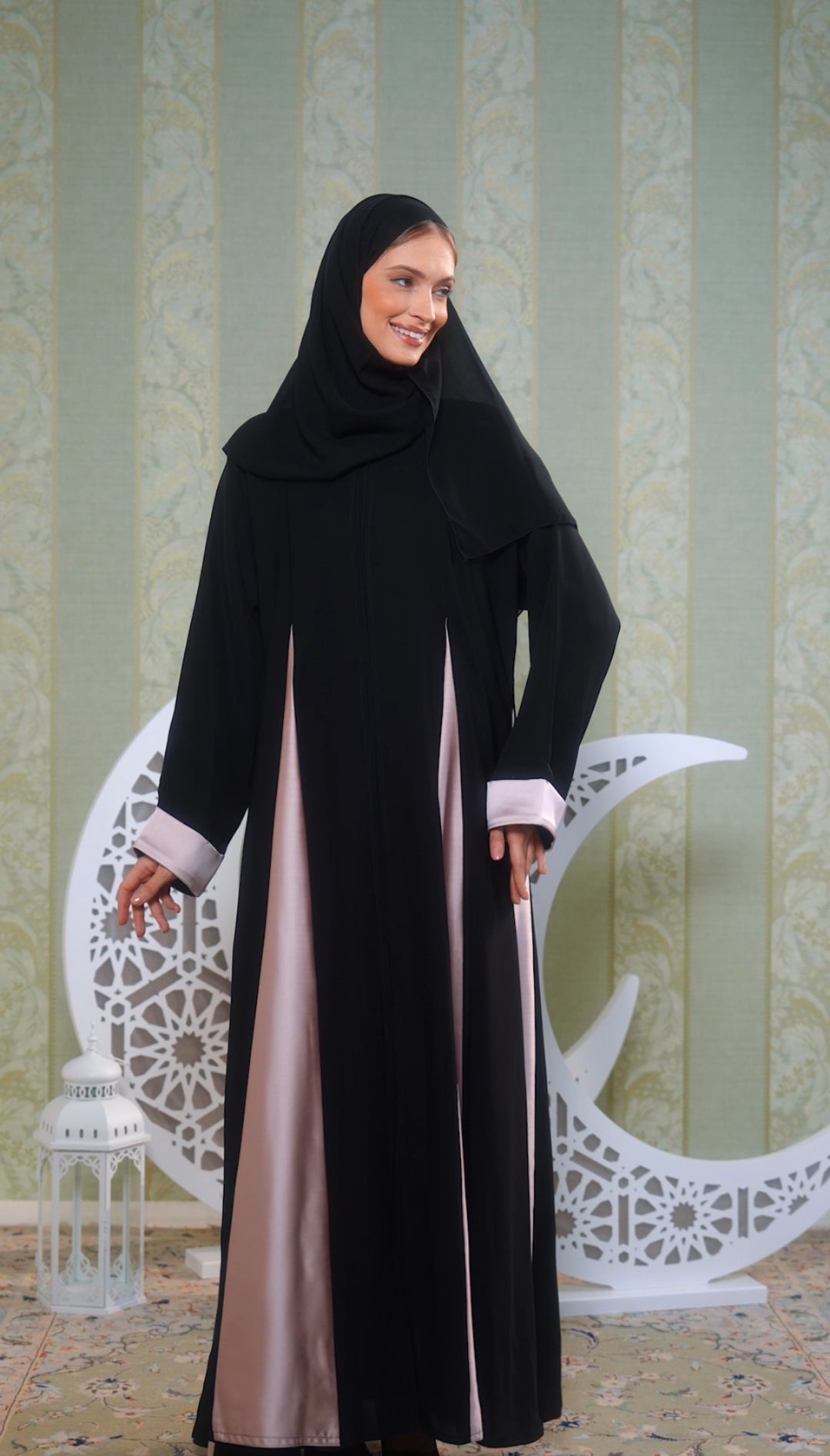 Premium Modest Dress Abaya – Gulf Qatari Style 2