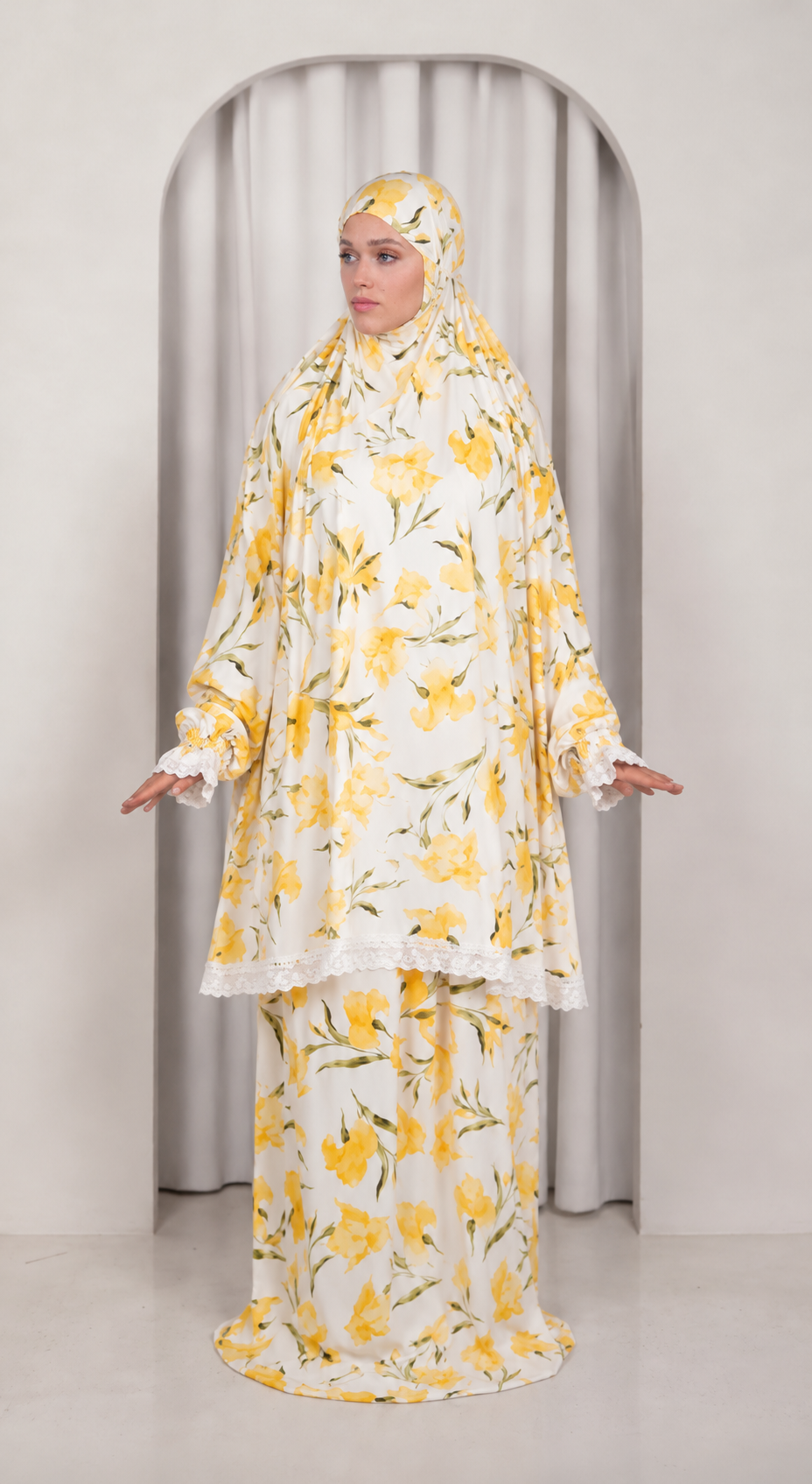 Prayer gown two pieces a62