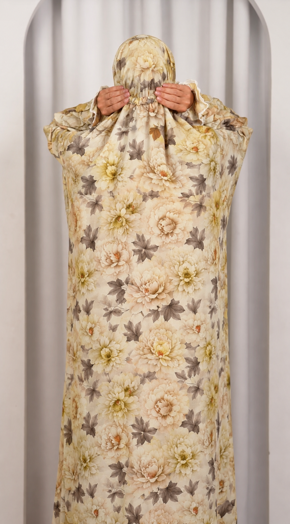 One piece prayer gown b02