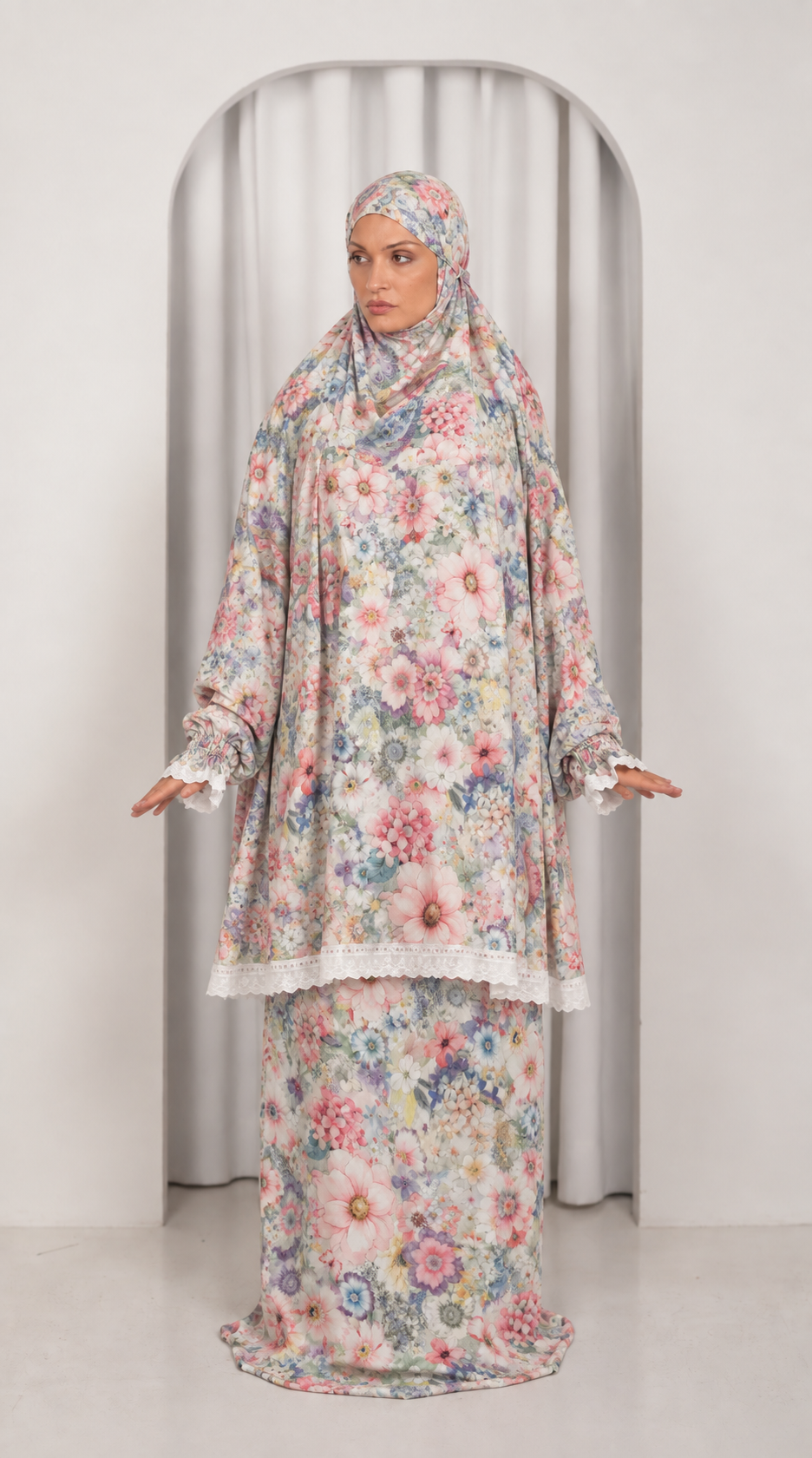 Prayer gown two pieces a64