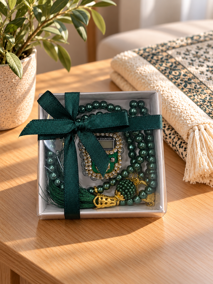 Prayer Counter and Tasbih Set with strass