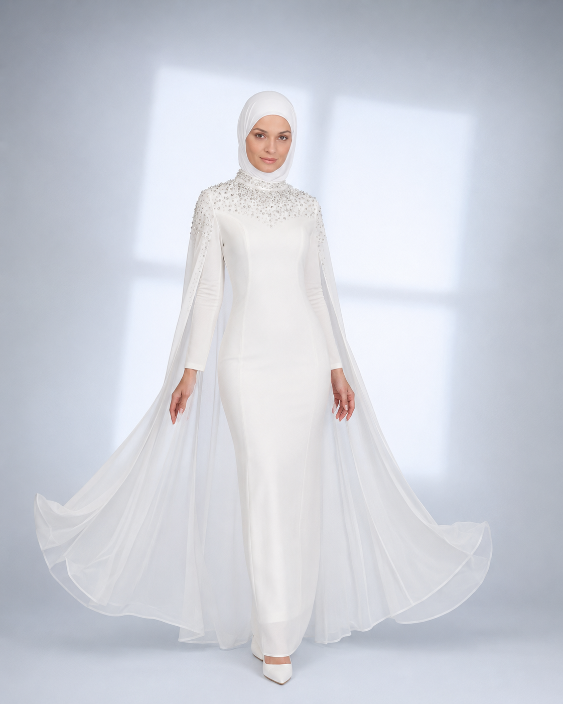 Pearl & Chiffon Dress