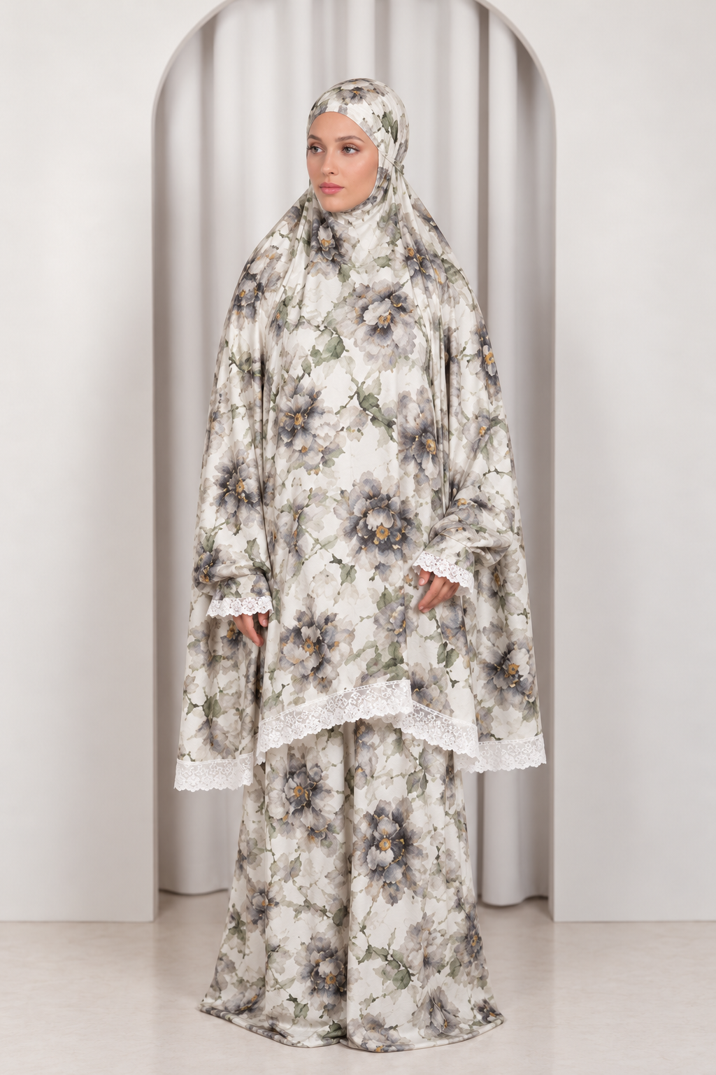 Two pieces prayer gown a66