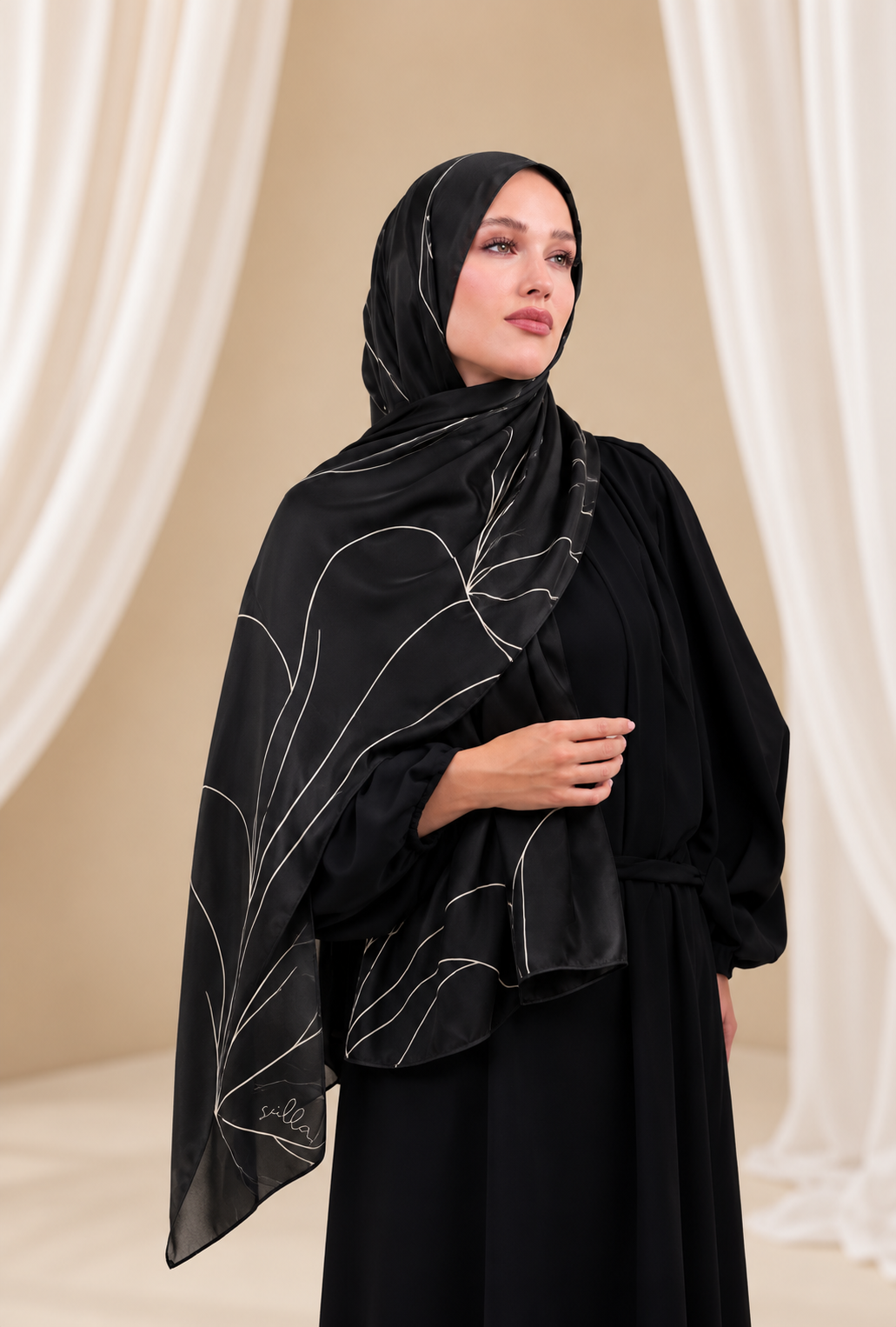scilla Turkish silk shawl ftr1