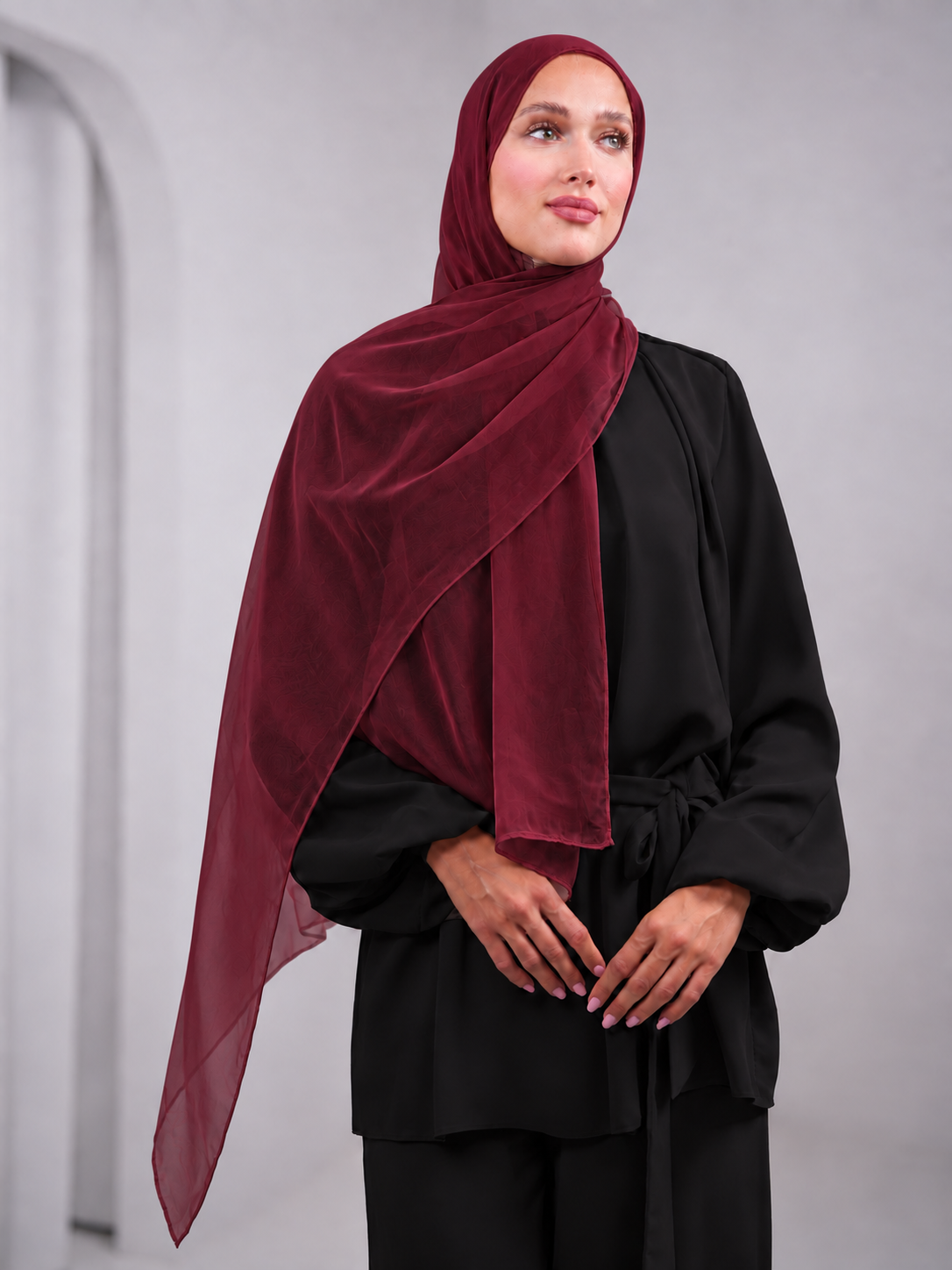 Silk Plain Shawl