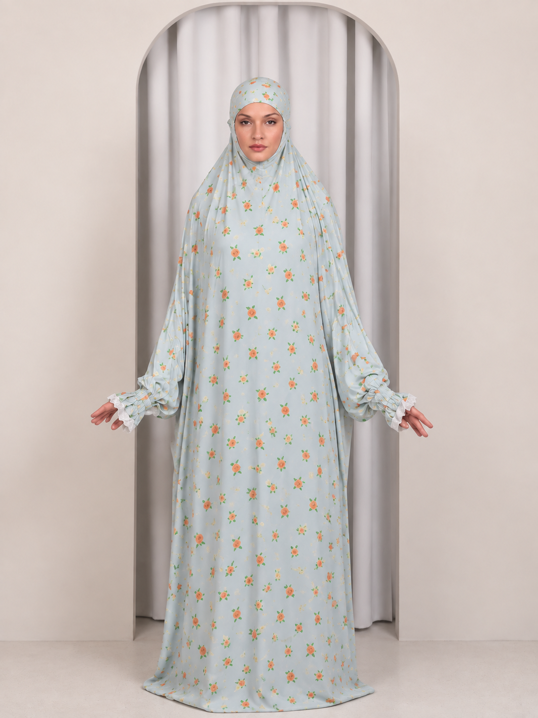 One piece prayer gown b05