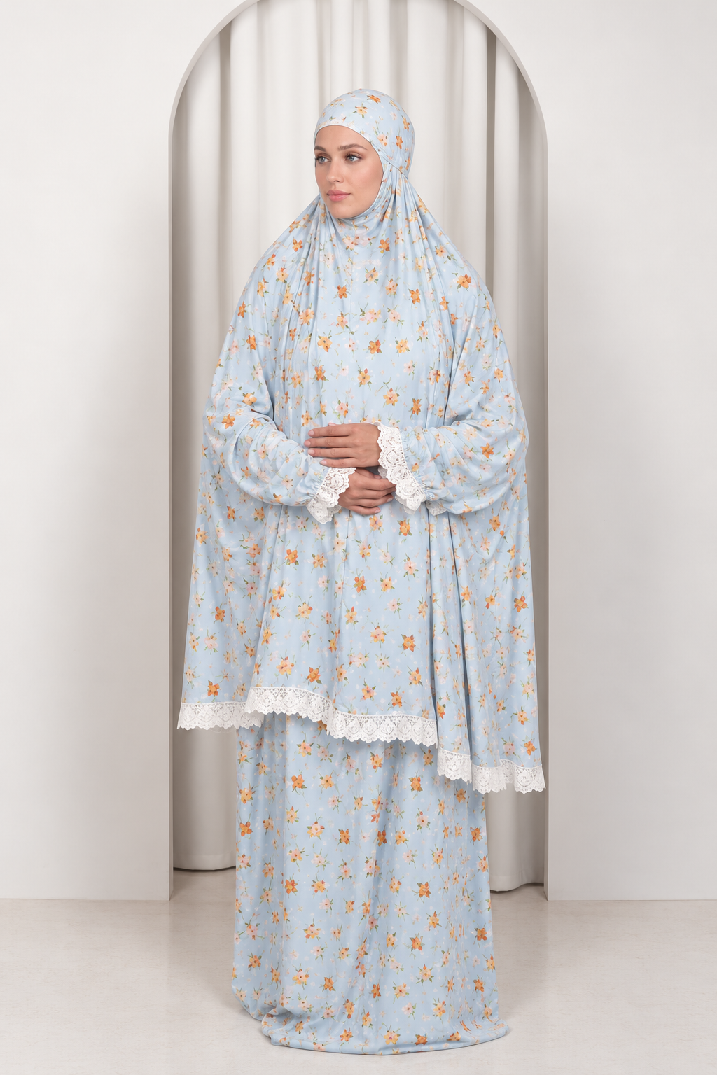 Two pieces prayer gown a63
