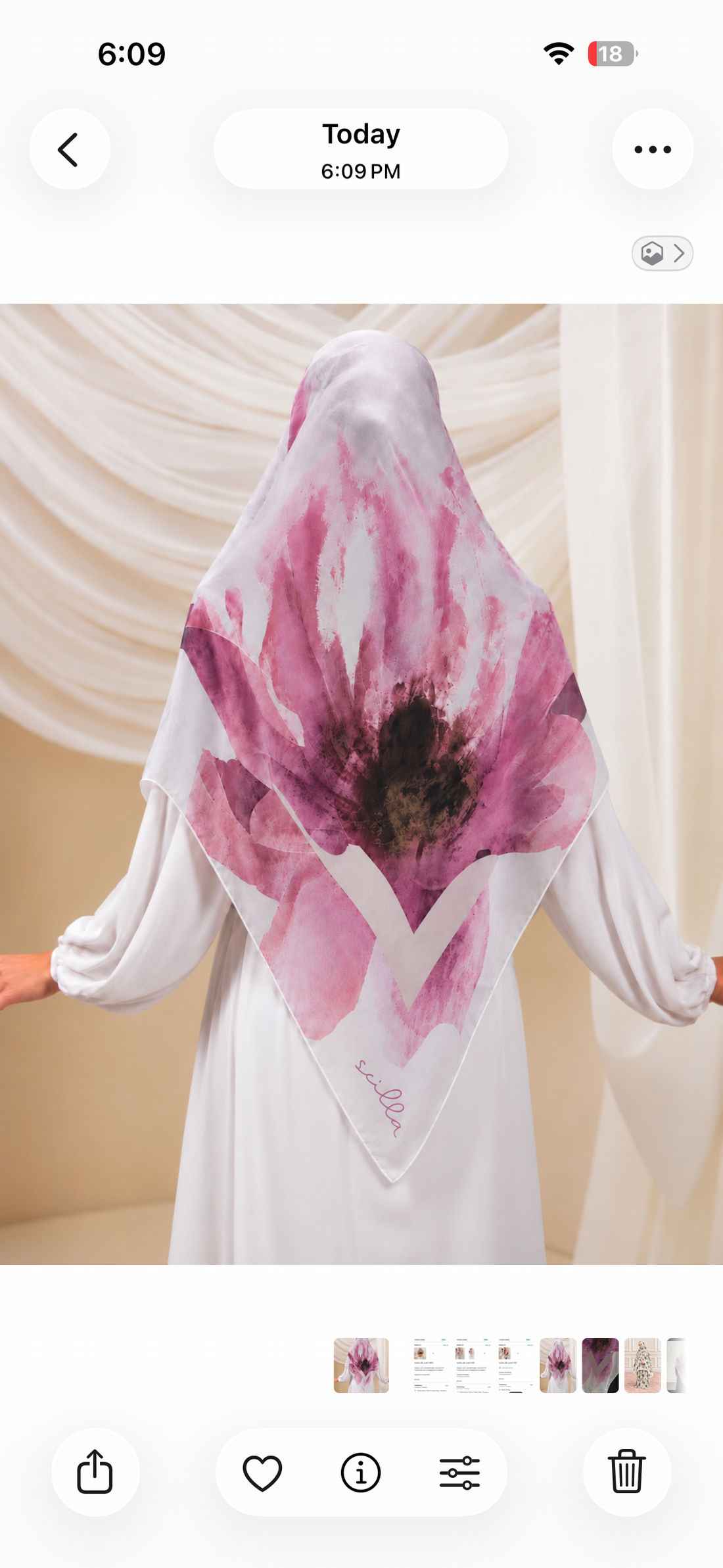 Scilla Silk Scarf AB2