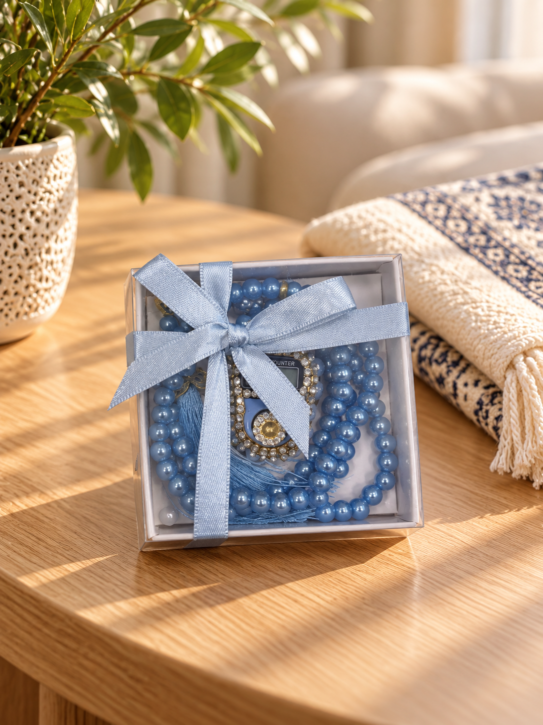 Prayer Counter and Tasbih Set with strass