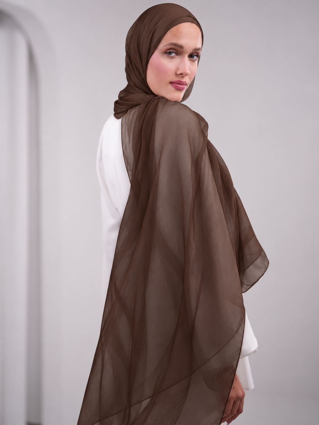 Silk Plain Shawl