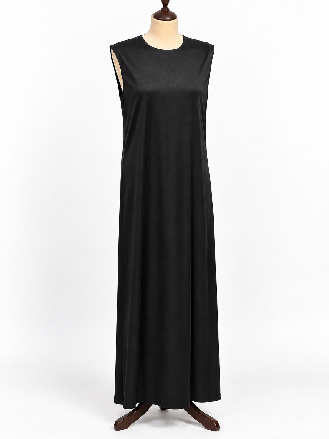 Polyester Sleeveless Black Basic