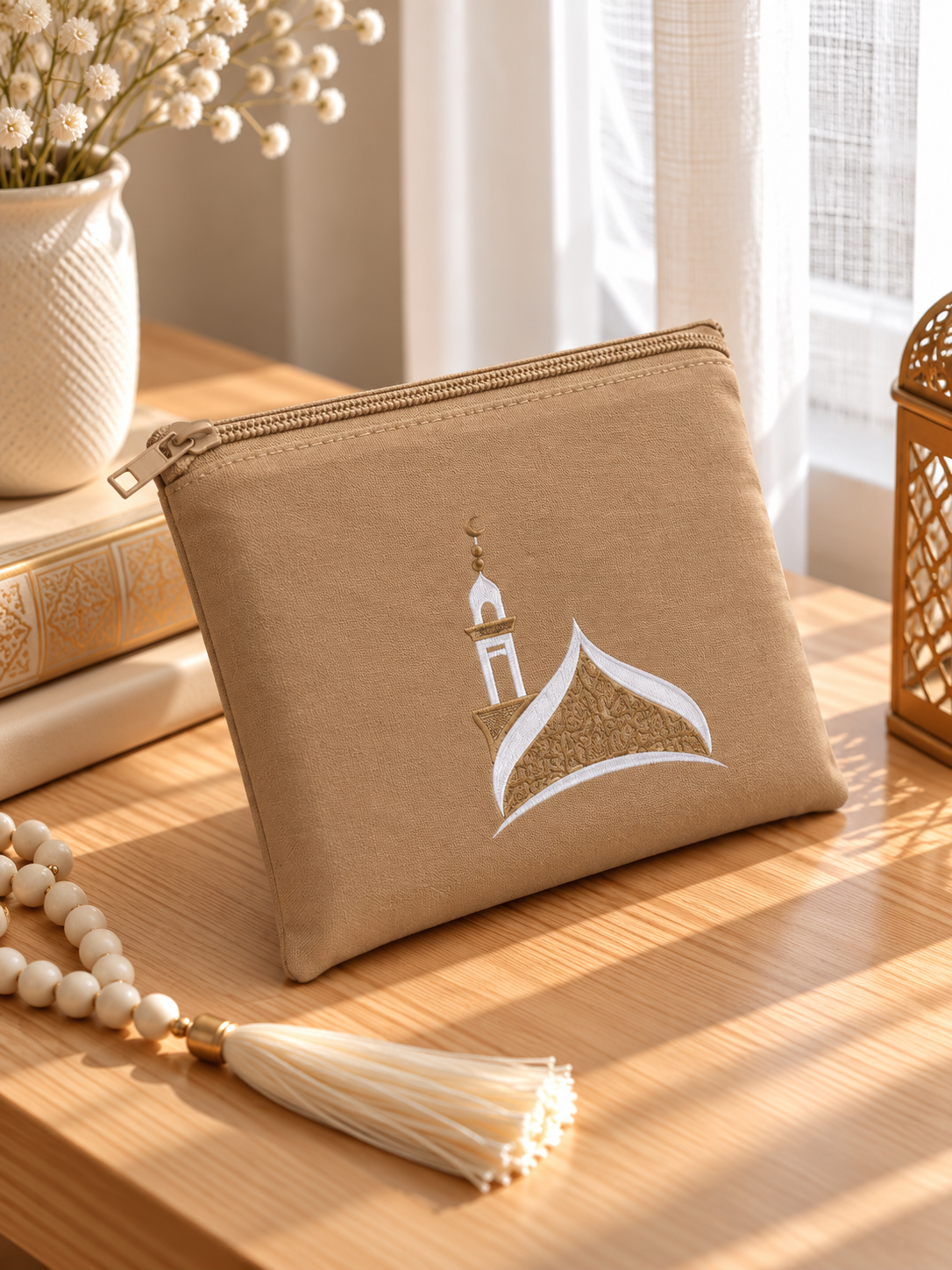 Travel Prayer Mat with Zipper | Portable & Foldable