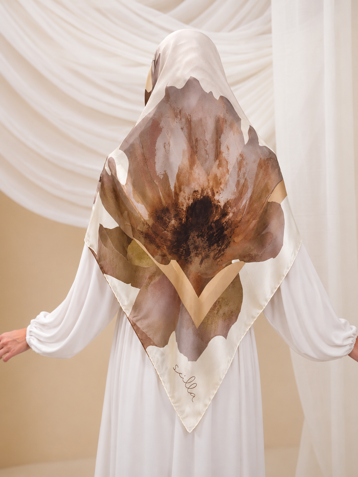 scilla silk scarf AB3