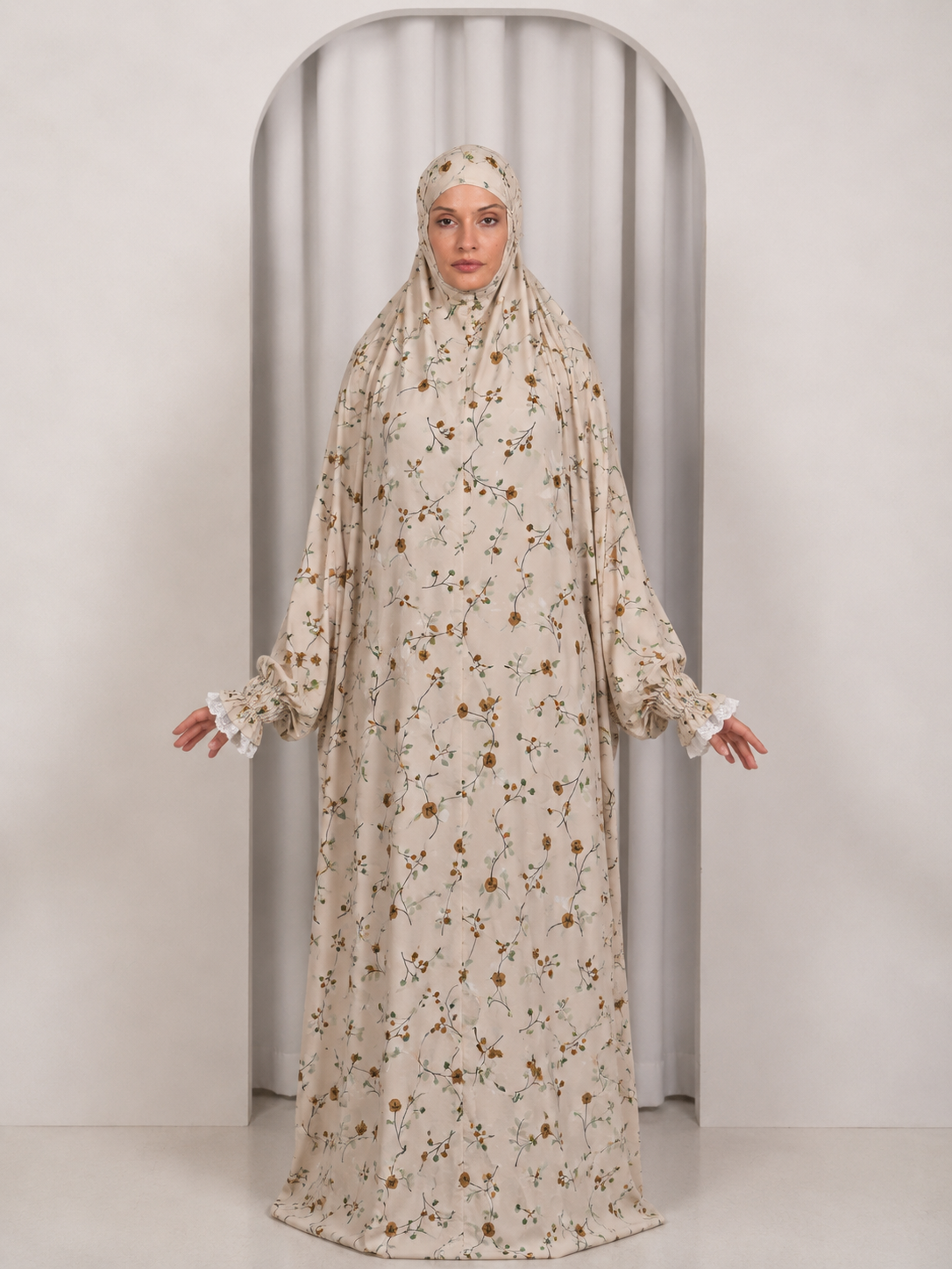 One piece prayer gown b04