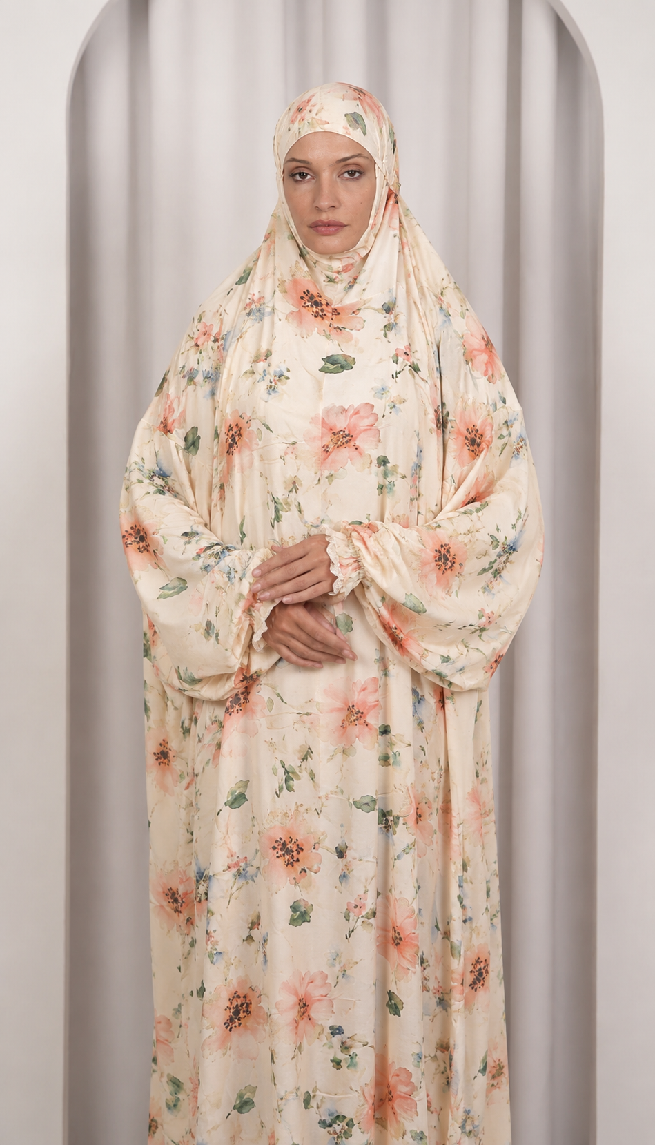 One piece prayer gown b09