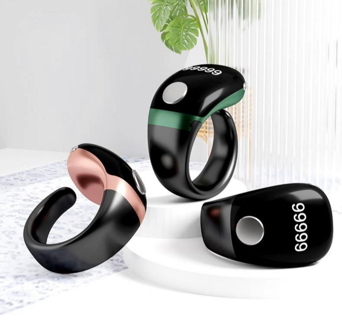 Smart Tasbih Tally Counter Ring – Zikr & Prayer Counter