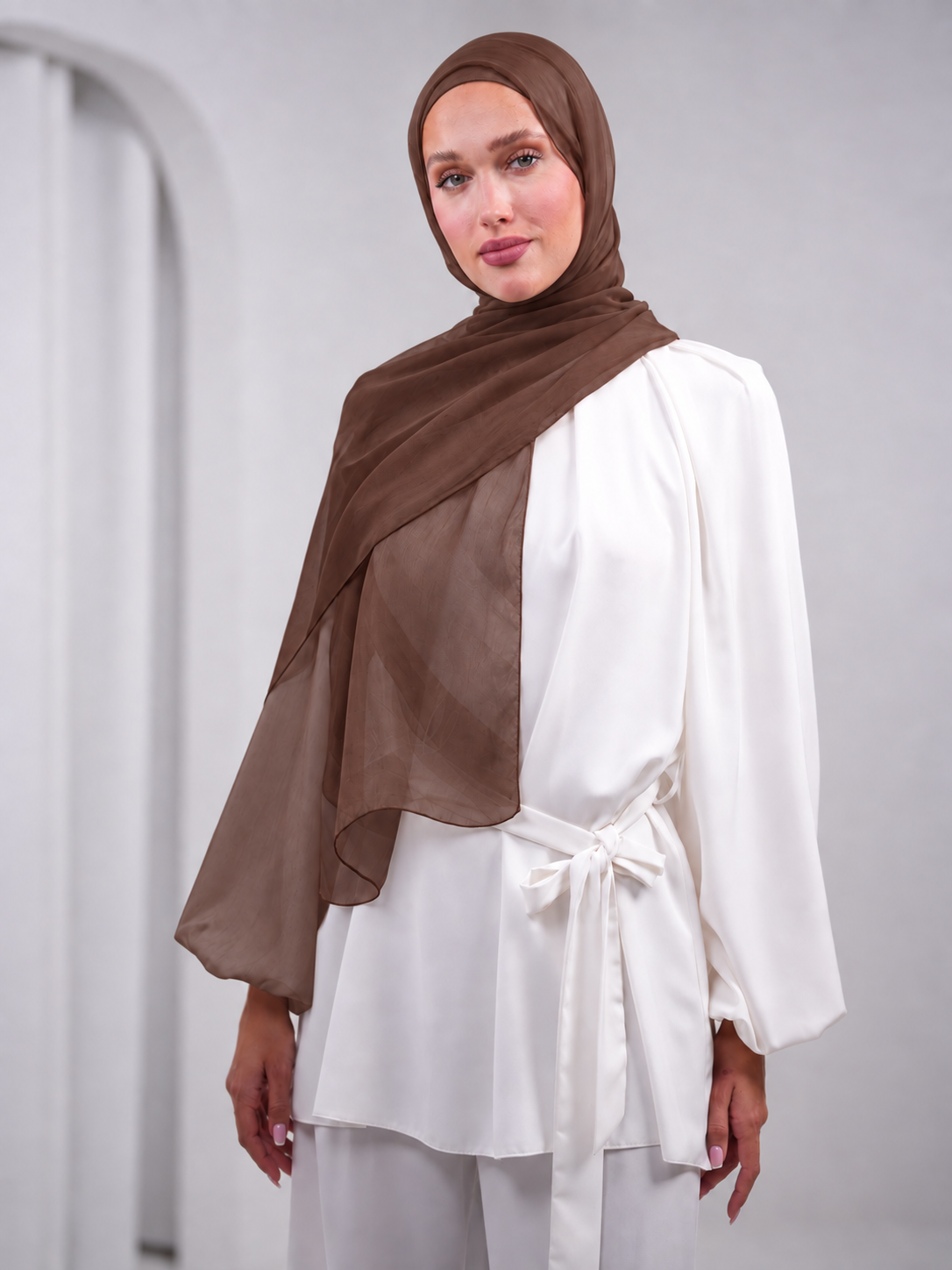 Silk Plain Shawl