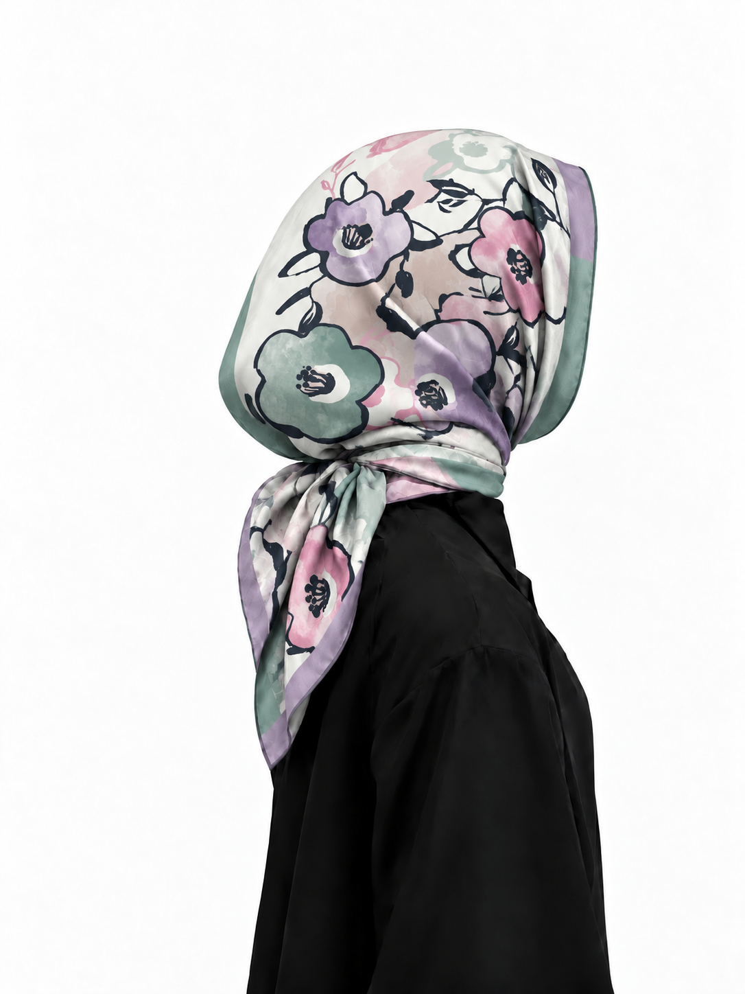 Satin Turkish hijab