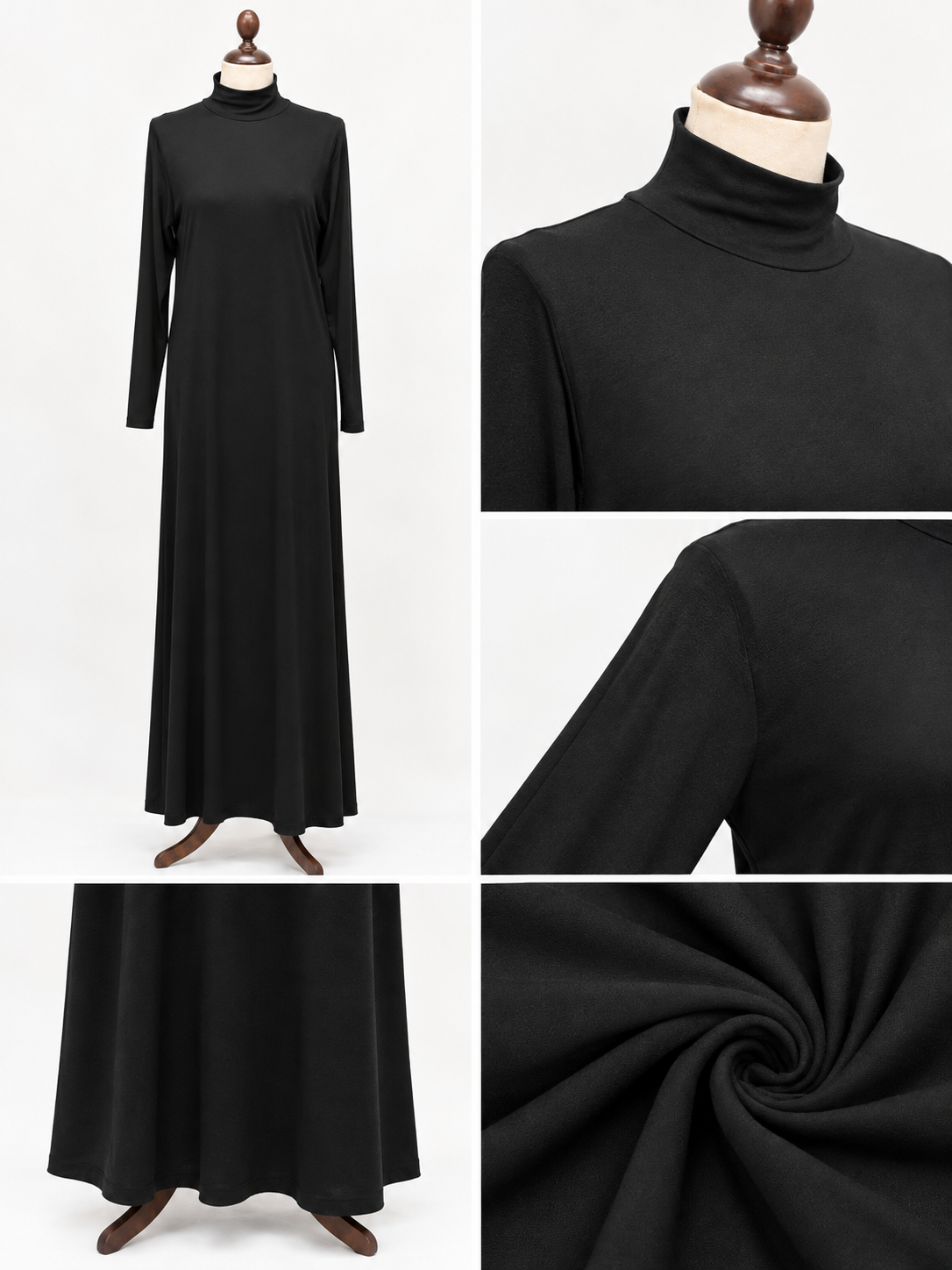 Black Deniz Abaya Basic