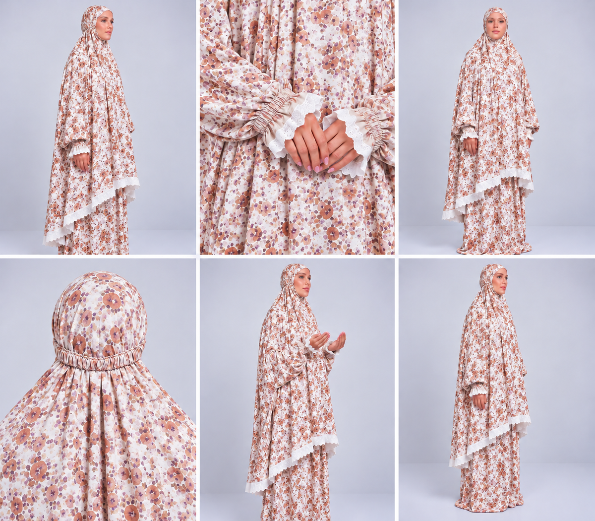 Two pieces prayer gown a87