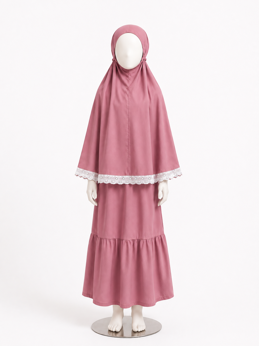 3 years - pink kids prayer gown