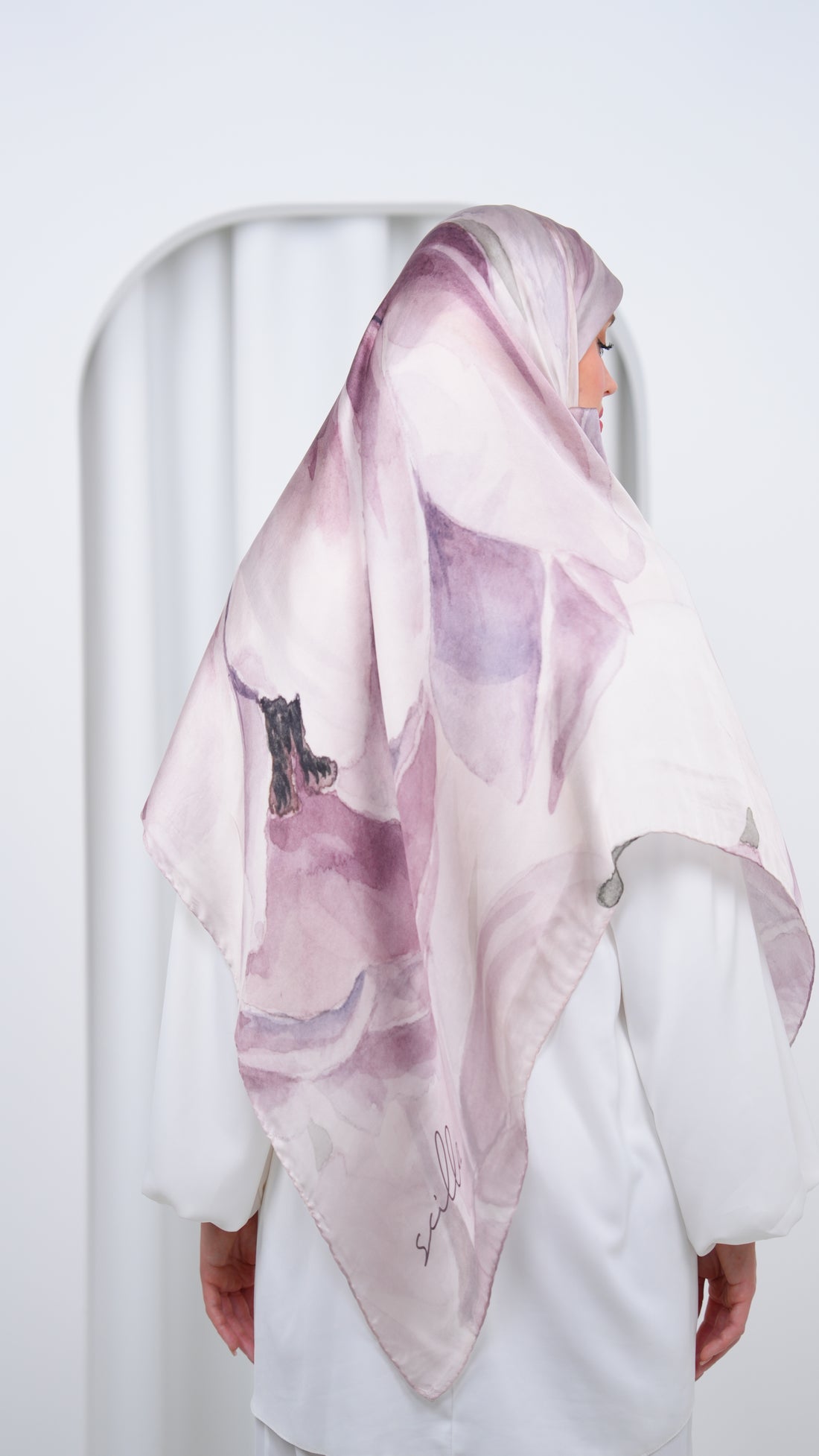scilla turkish silk scarf D10