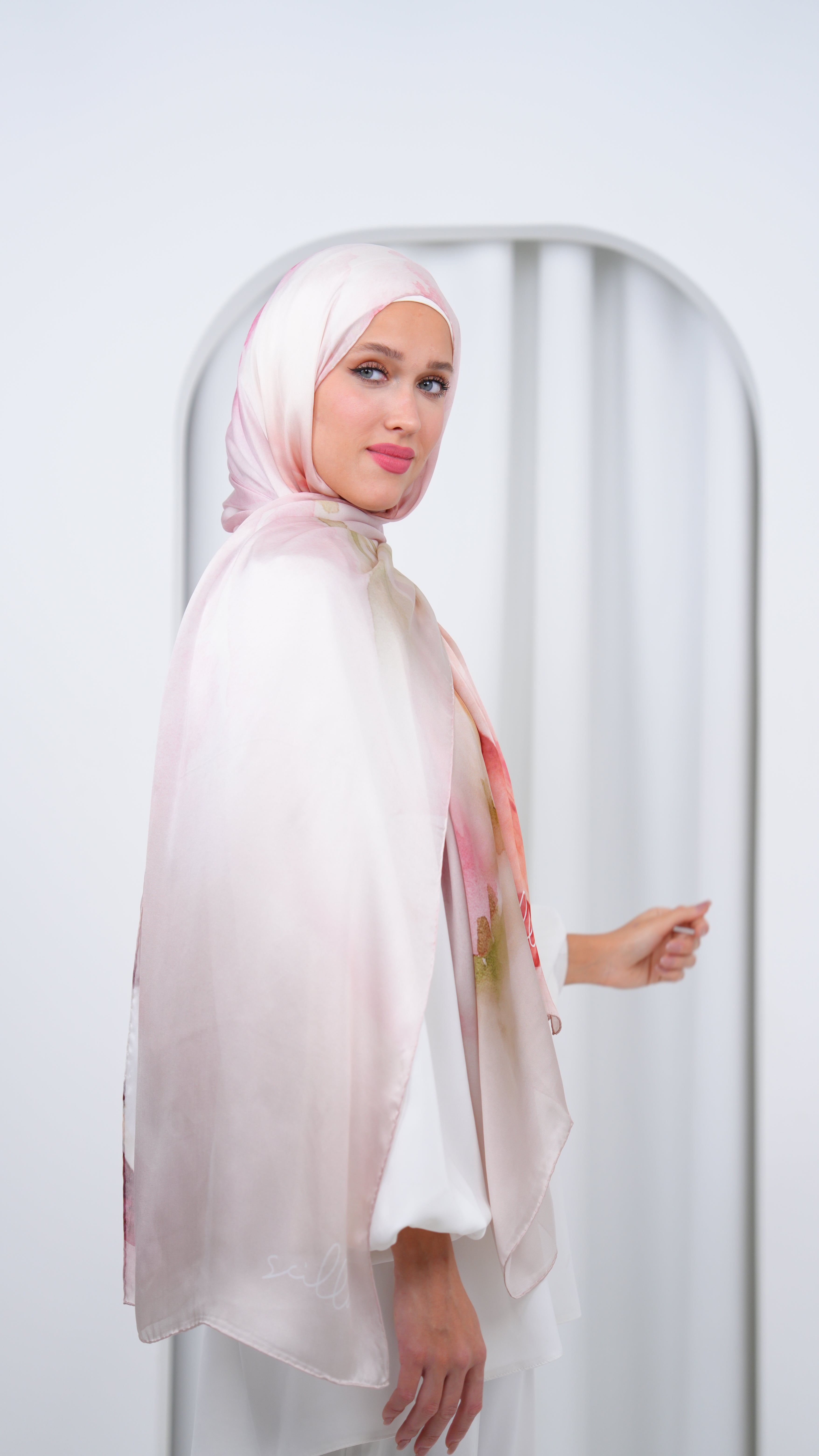 scilla silk shawl L2