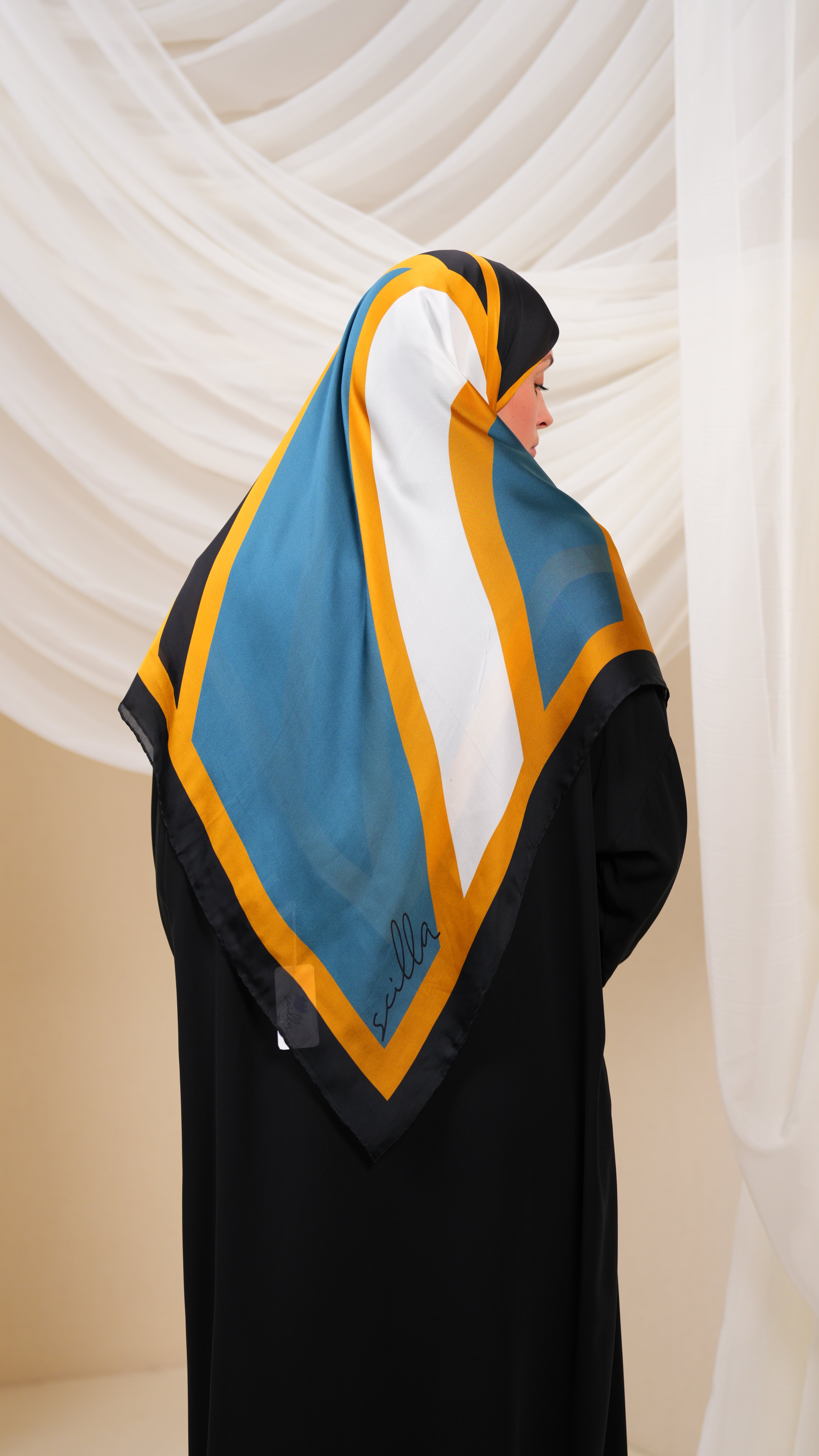 scilla turkish silk scarf Ptr6