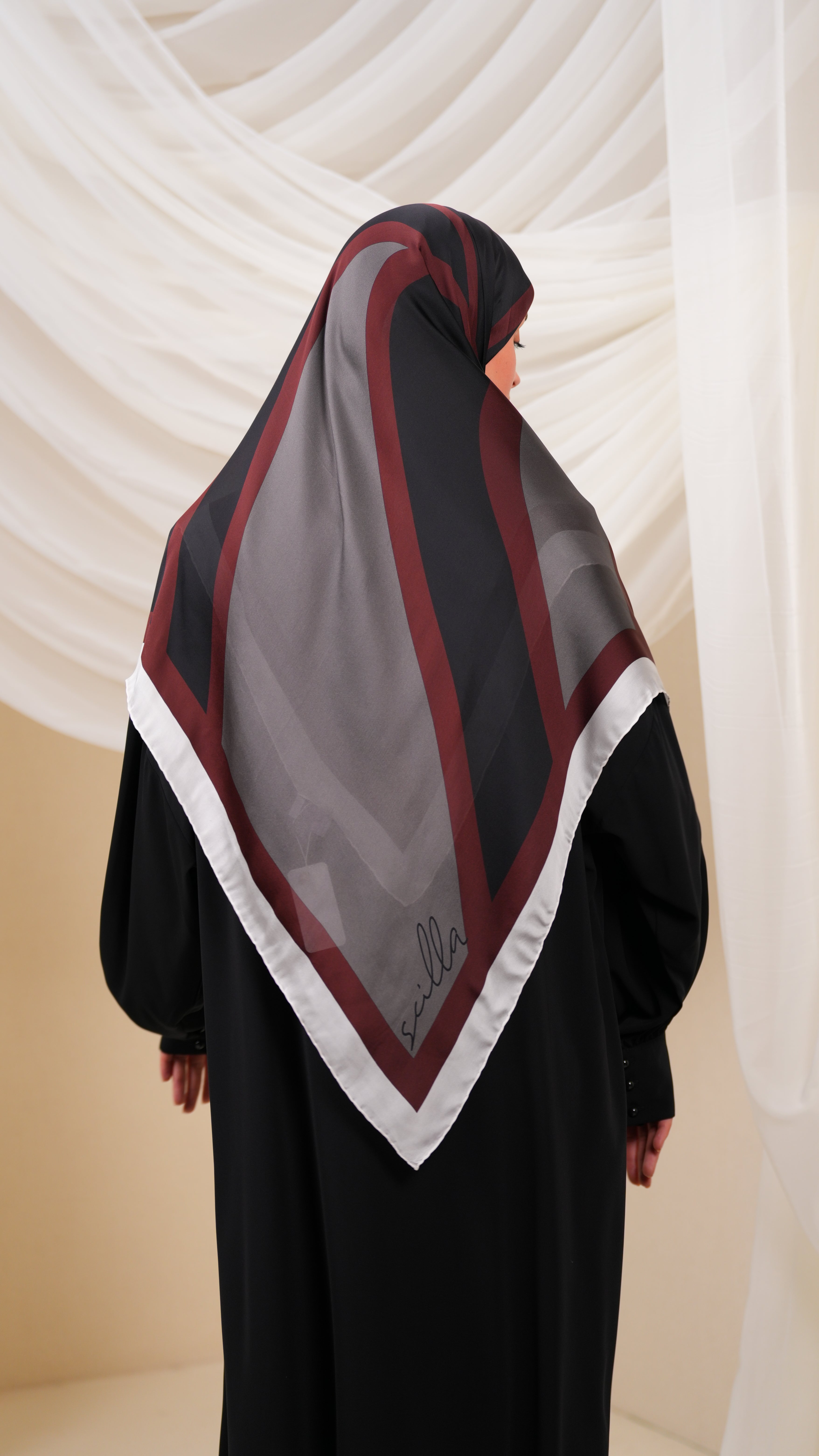 scilla turkish silk scarf Ptr7