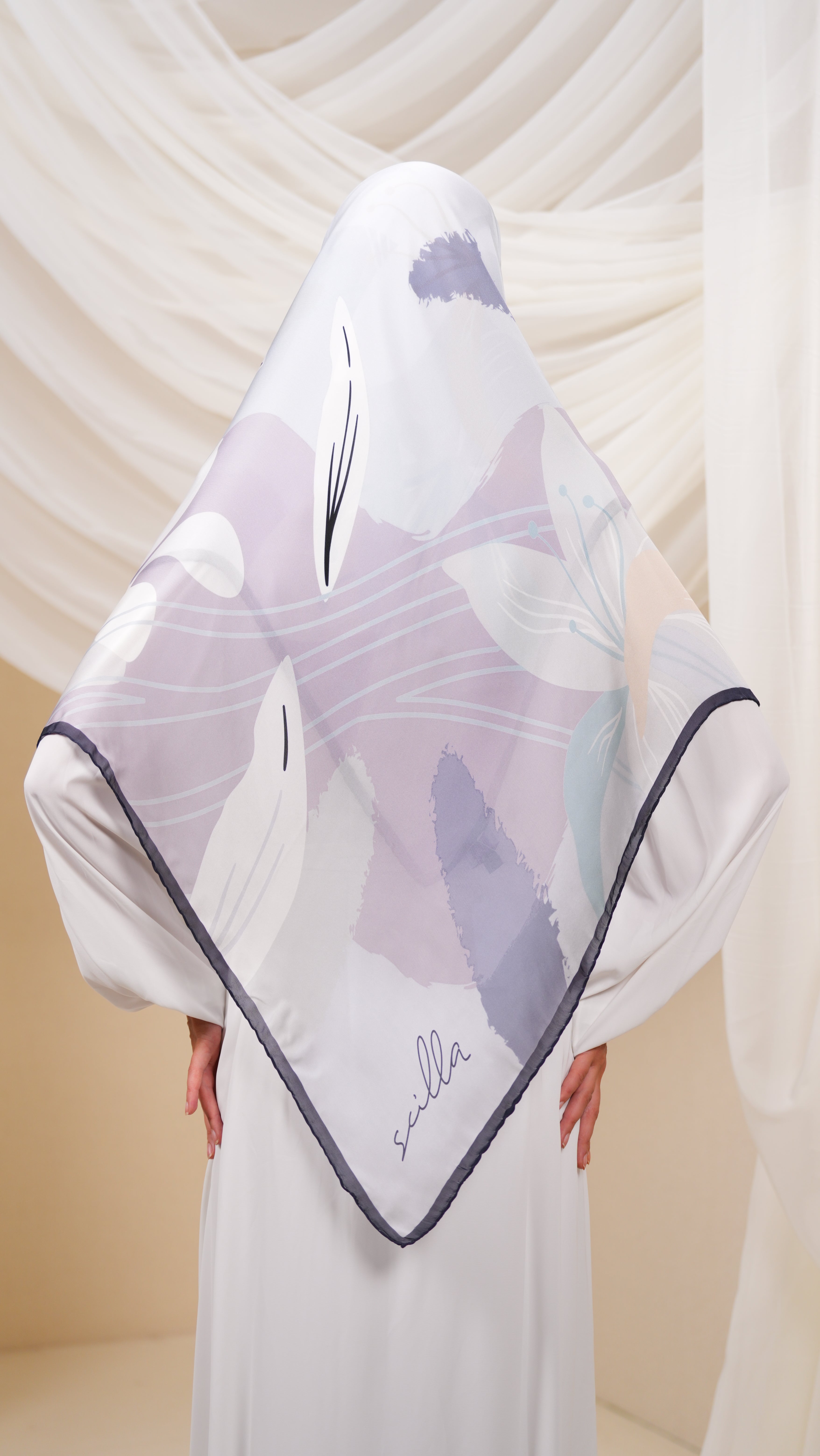 scilla turkish silk scarf ttr1