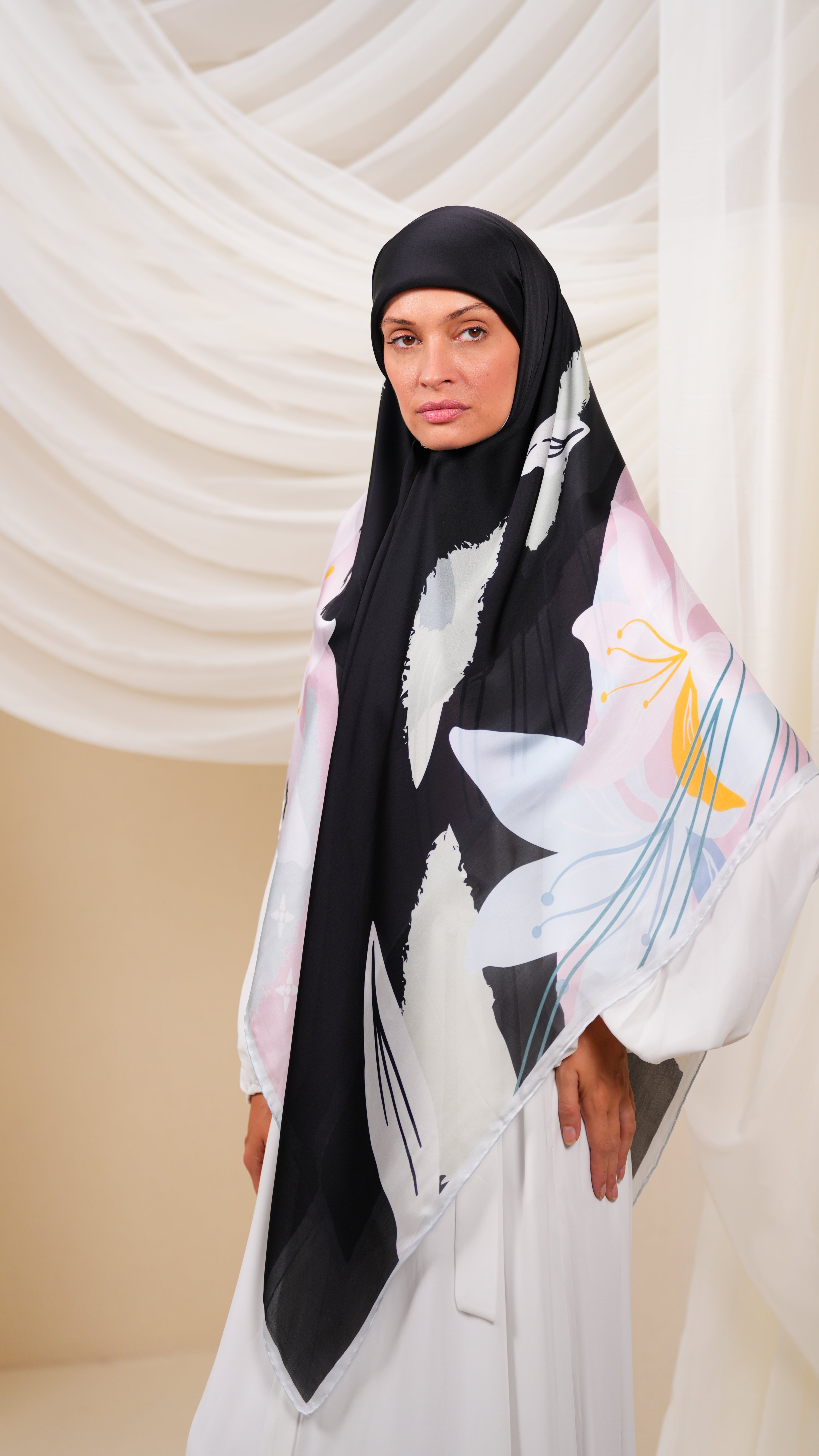 scilla turkish silk scarf ttr3