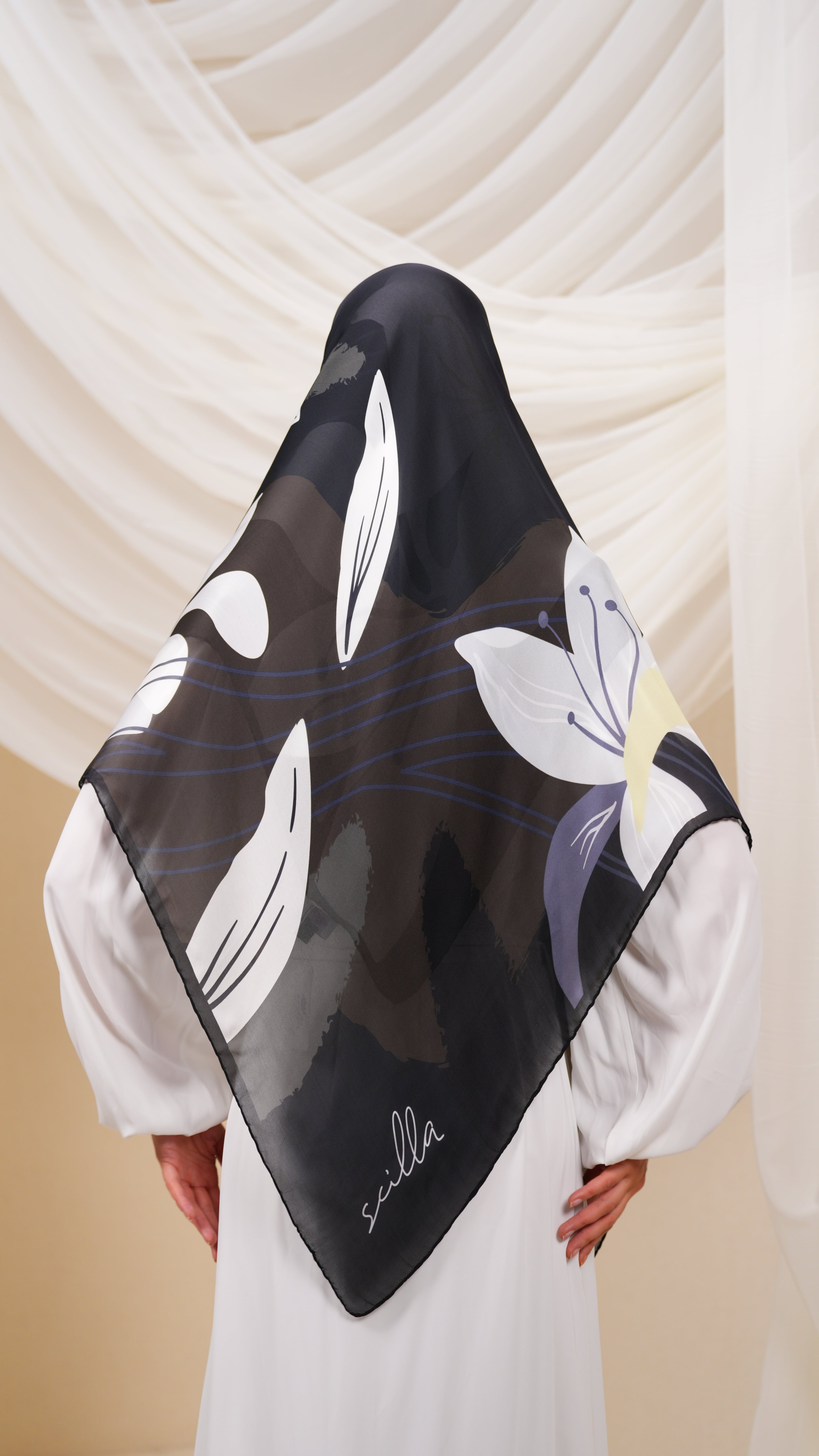 scilla turkish silk scarf ttr5