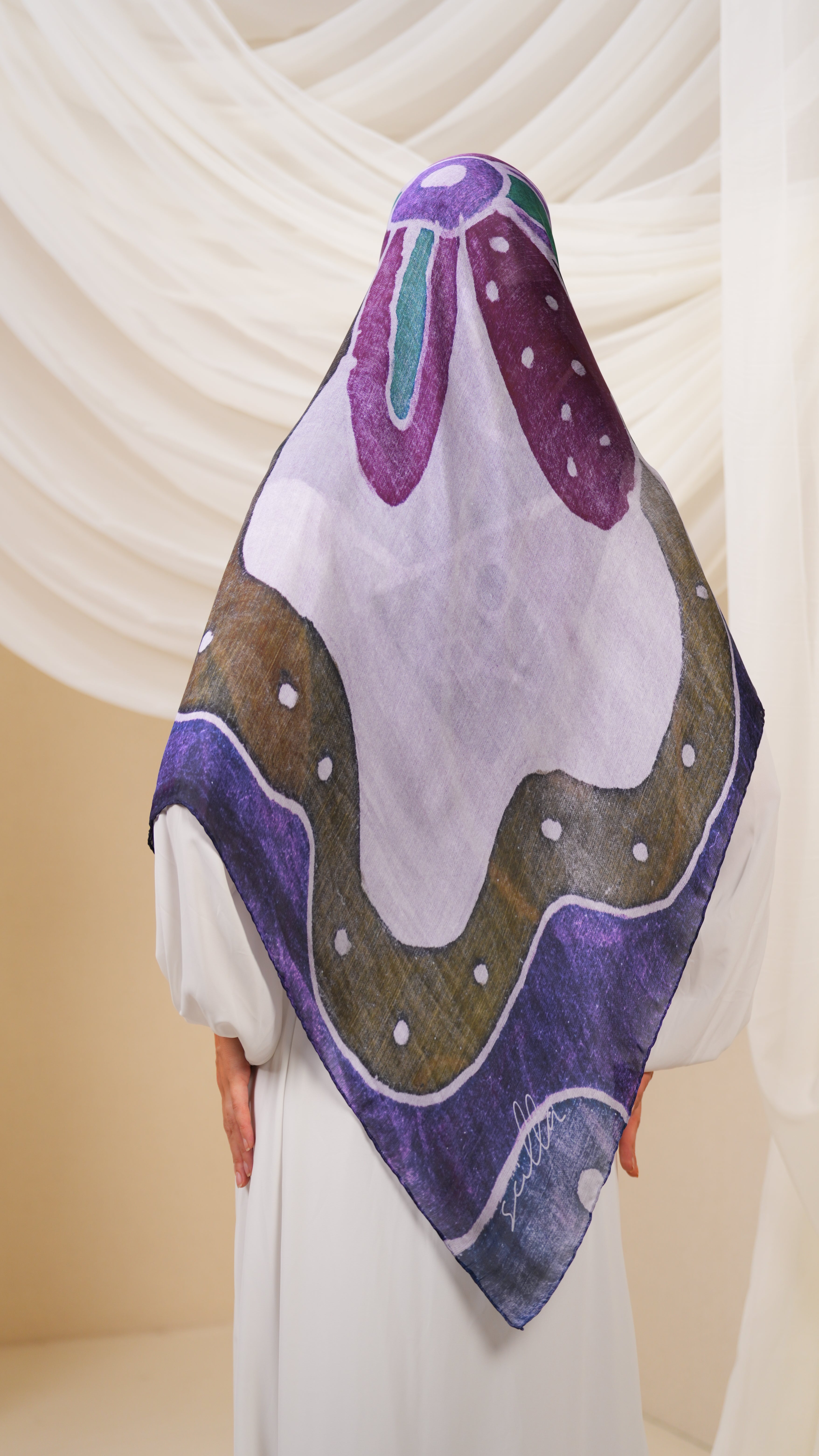 scilla turkish silk scarf ztr1