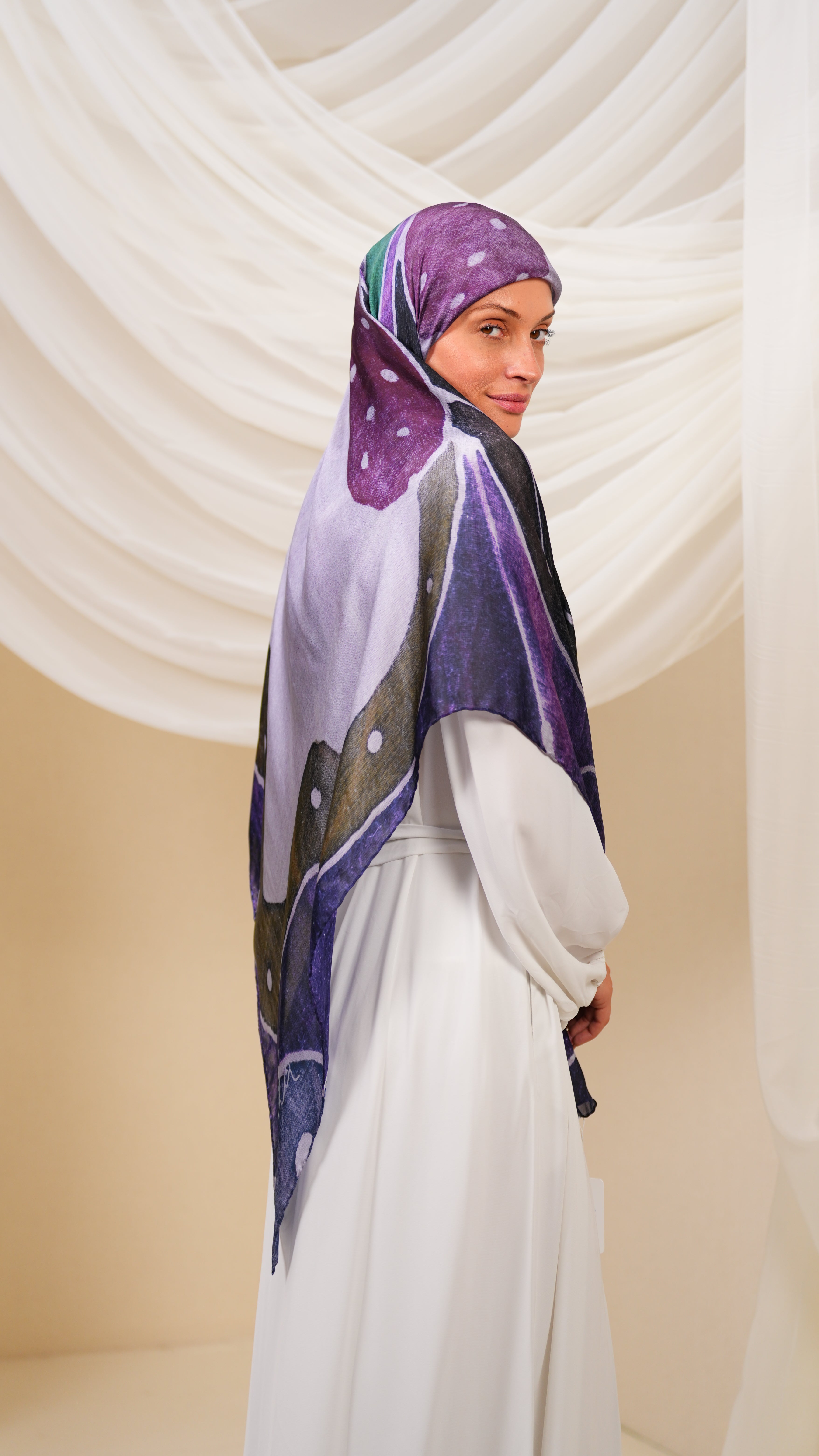 scilla turkish silk scarf ztr2