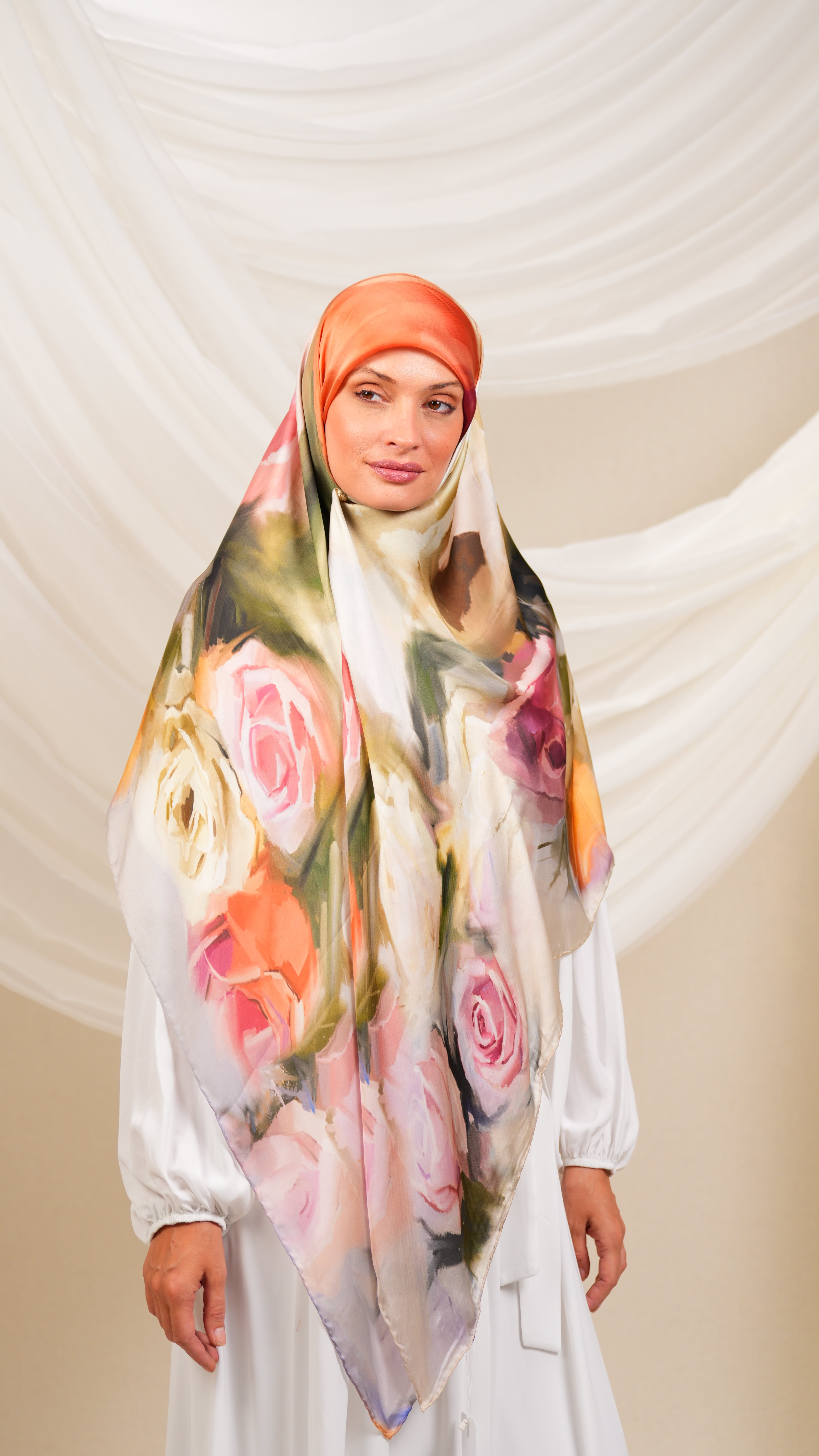 scilla turkish silk scarf Rtr2