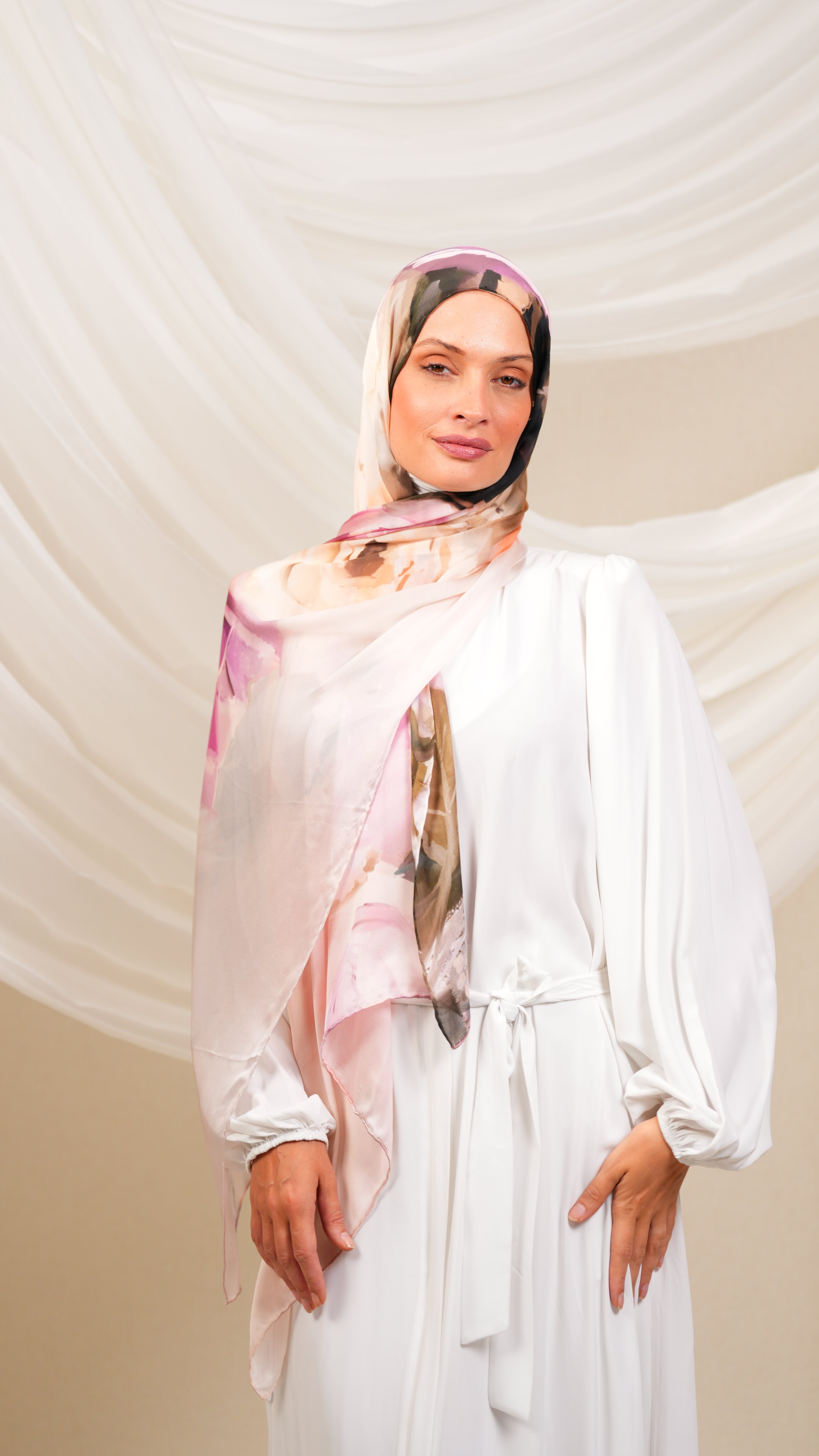 scilla Turkish  silk shawl btr5