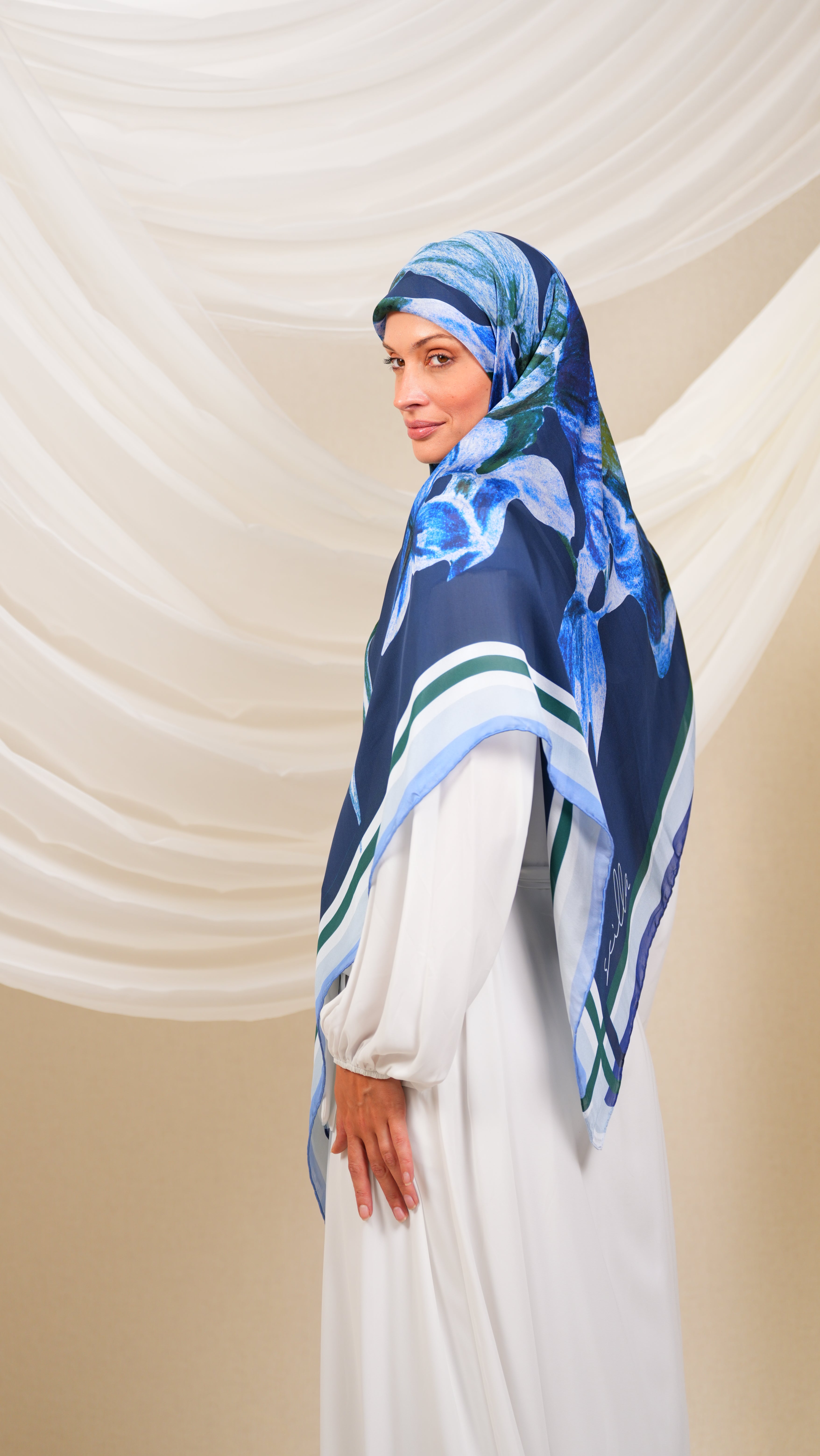 scilla turkish silk scarf xtr1